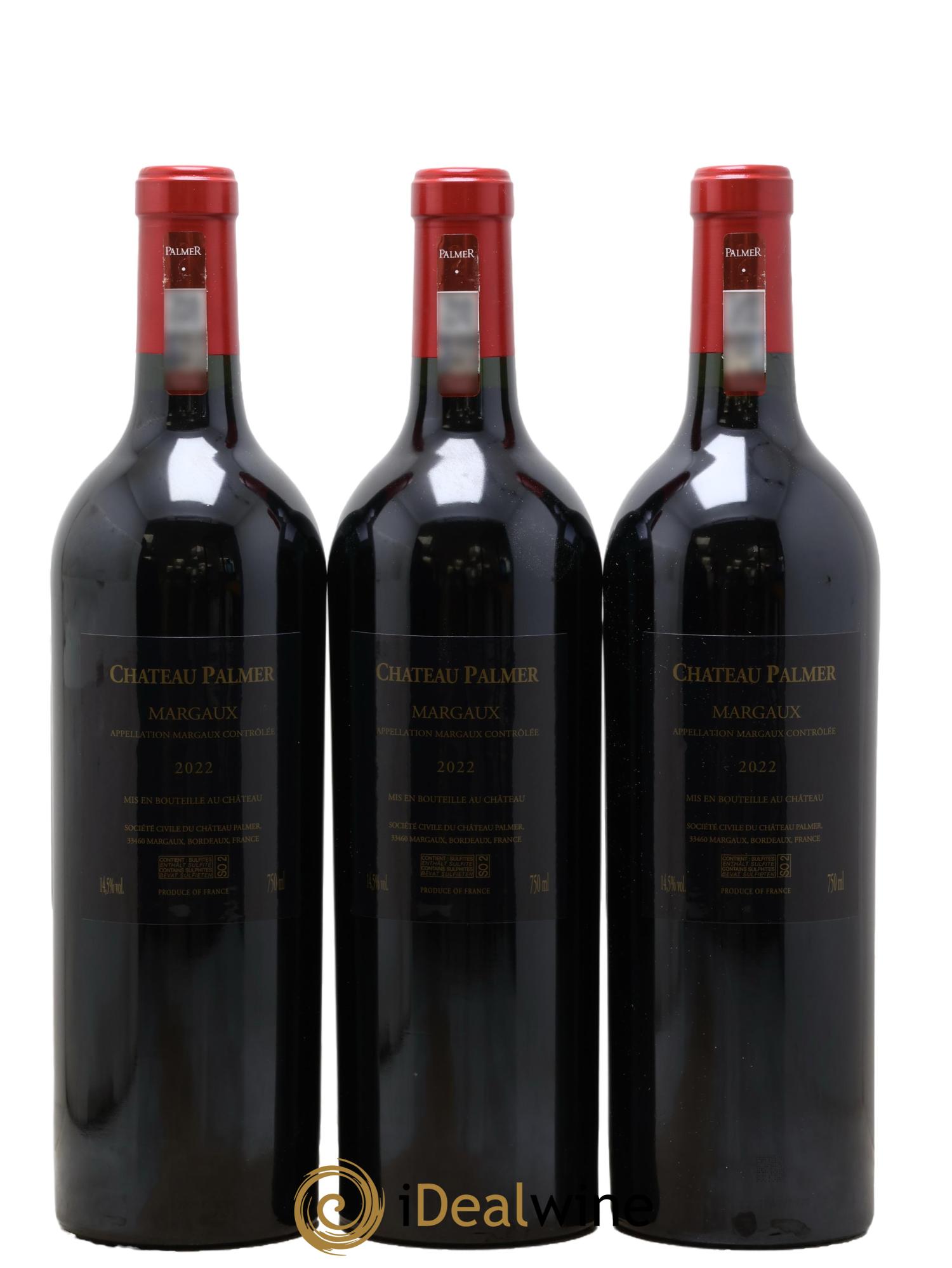 Château Palmer 3ème Grand Cru Classé 2022 - Lot de 6 bouteilles - 2