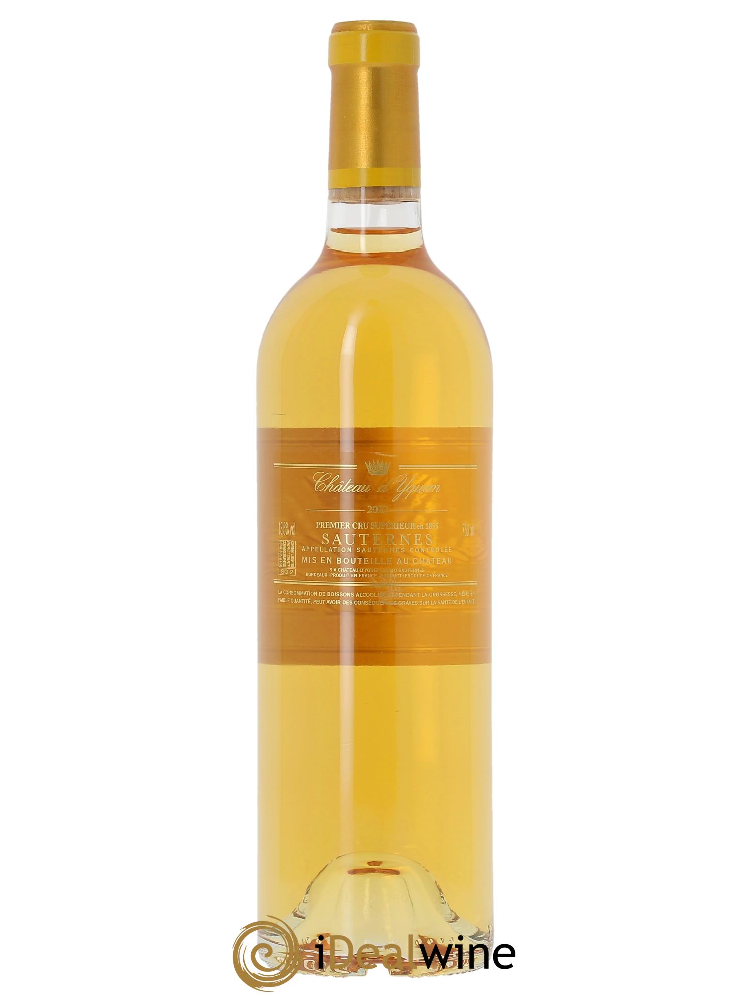 Château d' Yquem 1er Cru Classé Supérieur 2022 - Lot de 1 bouteille - 2
