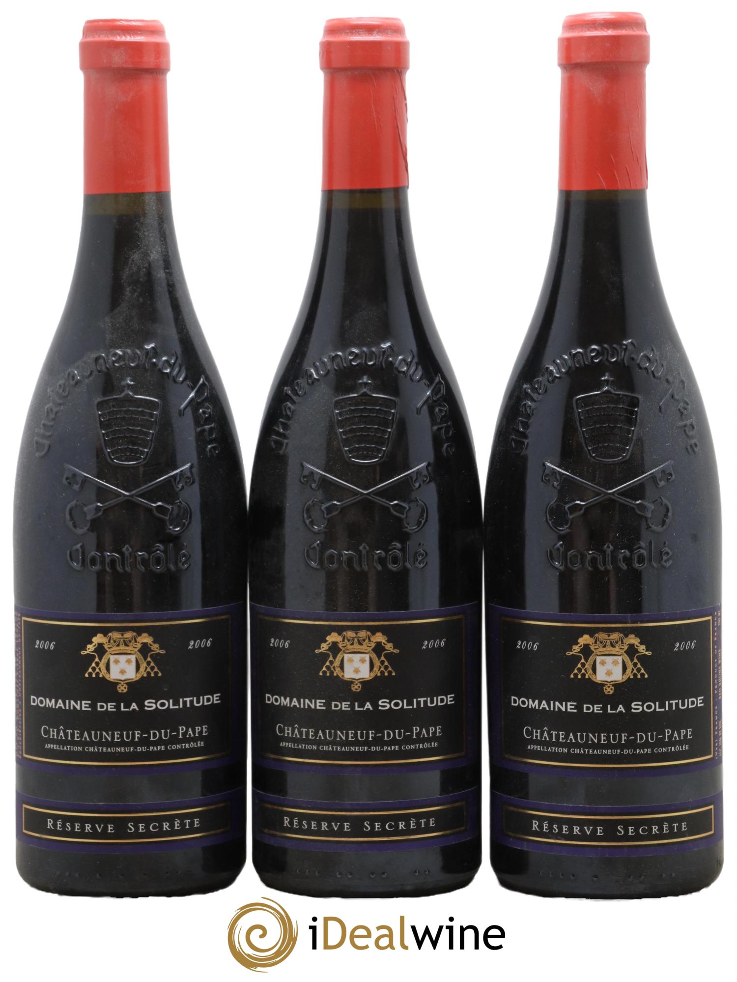 Châteauneuf-du-Pape Réserve Secrète Solitude 2006 - Lot de 3 bouteilles - 0