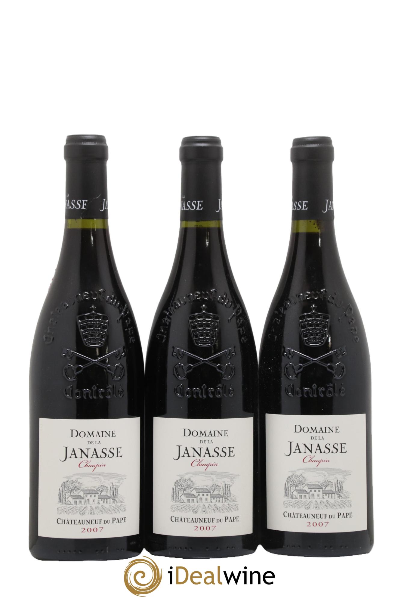 Châteauneuf-du-Pape Cuvée Chaupin La Janasse (Domaine de) 2007 - Lot de 12 bouteilles - 2
