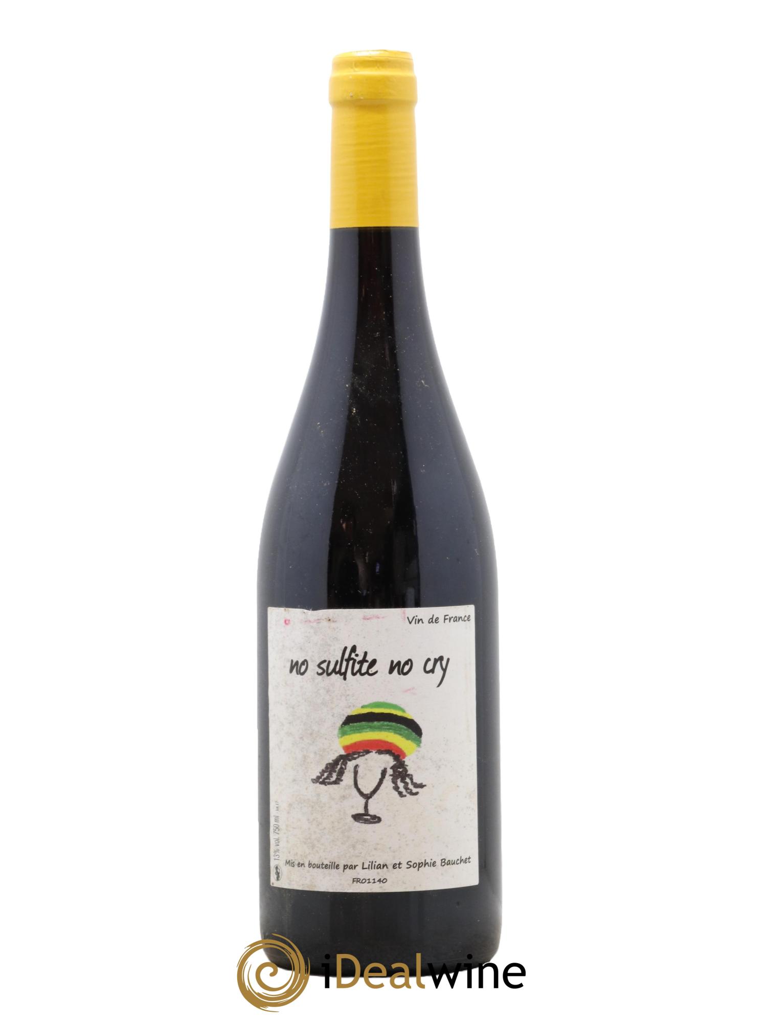 Vin de France No Sulfite No Cry Lilian Bauchet 2017 - Lot de 1 bouteille - 0
