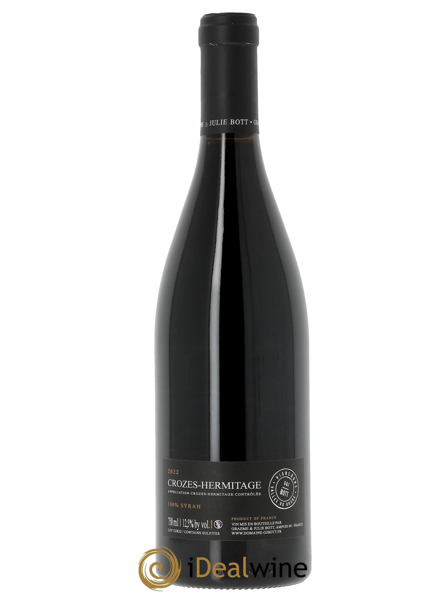 Crozes-Hermitage Graeme & Julie Bott  2022 - Lot of 1 bottle - 1