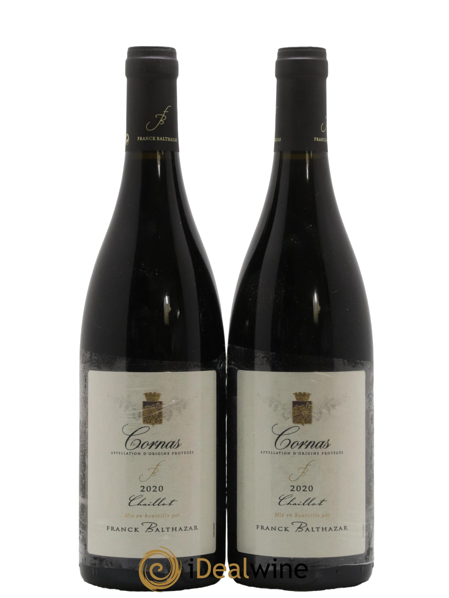 Cornas Chaillot Franck Balthazar (Domaine) 2020 - Lot de 2 bouteilles - 0