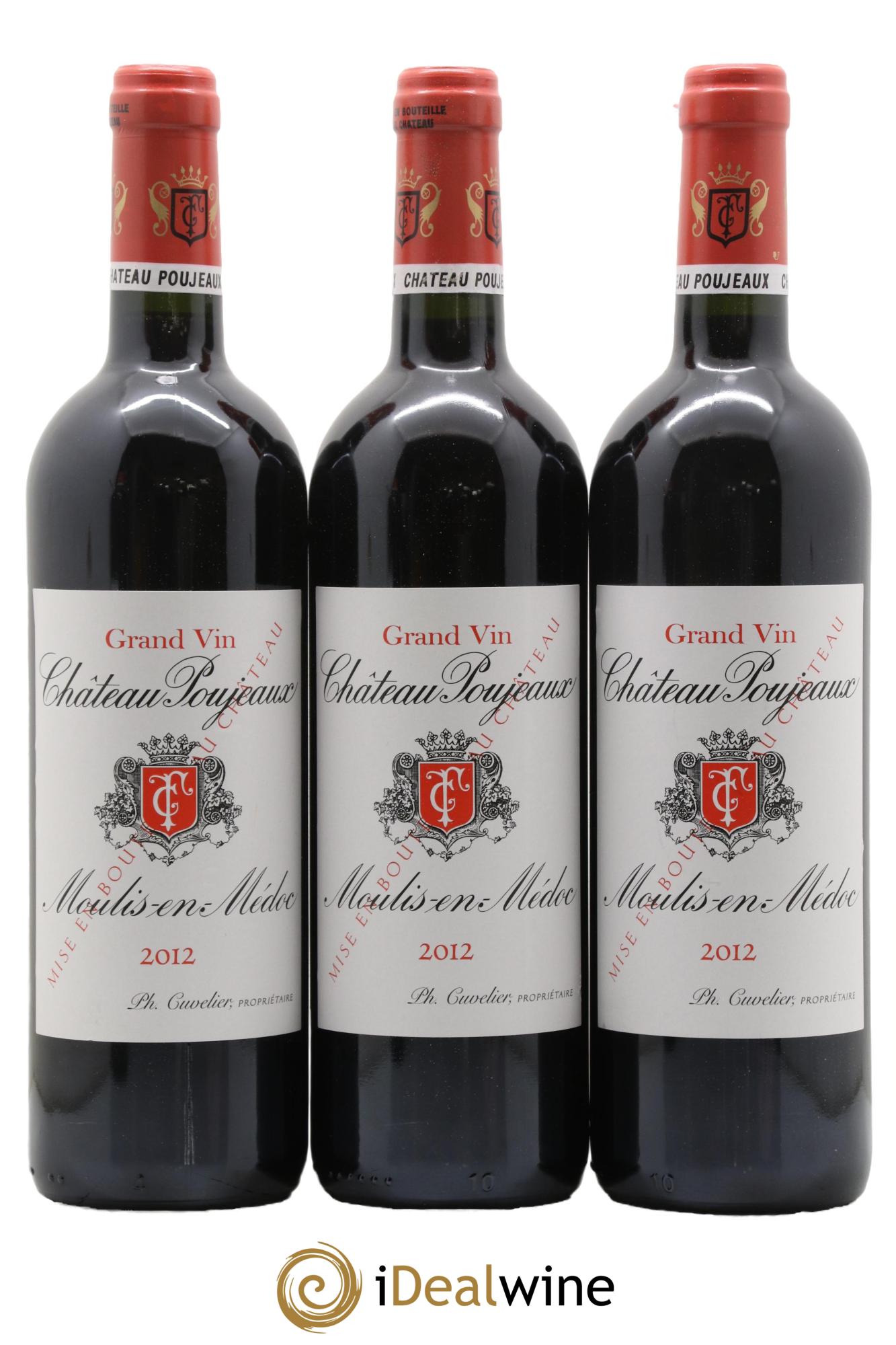 Château Poujeaux  2012 - Lot de 6 bouteilles - 2