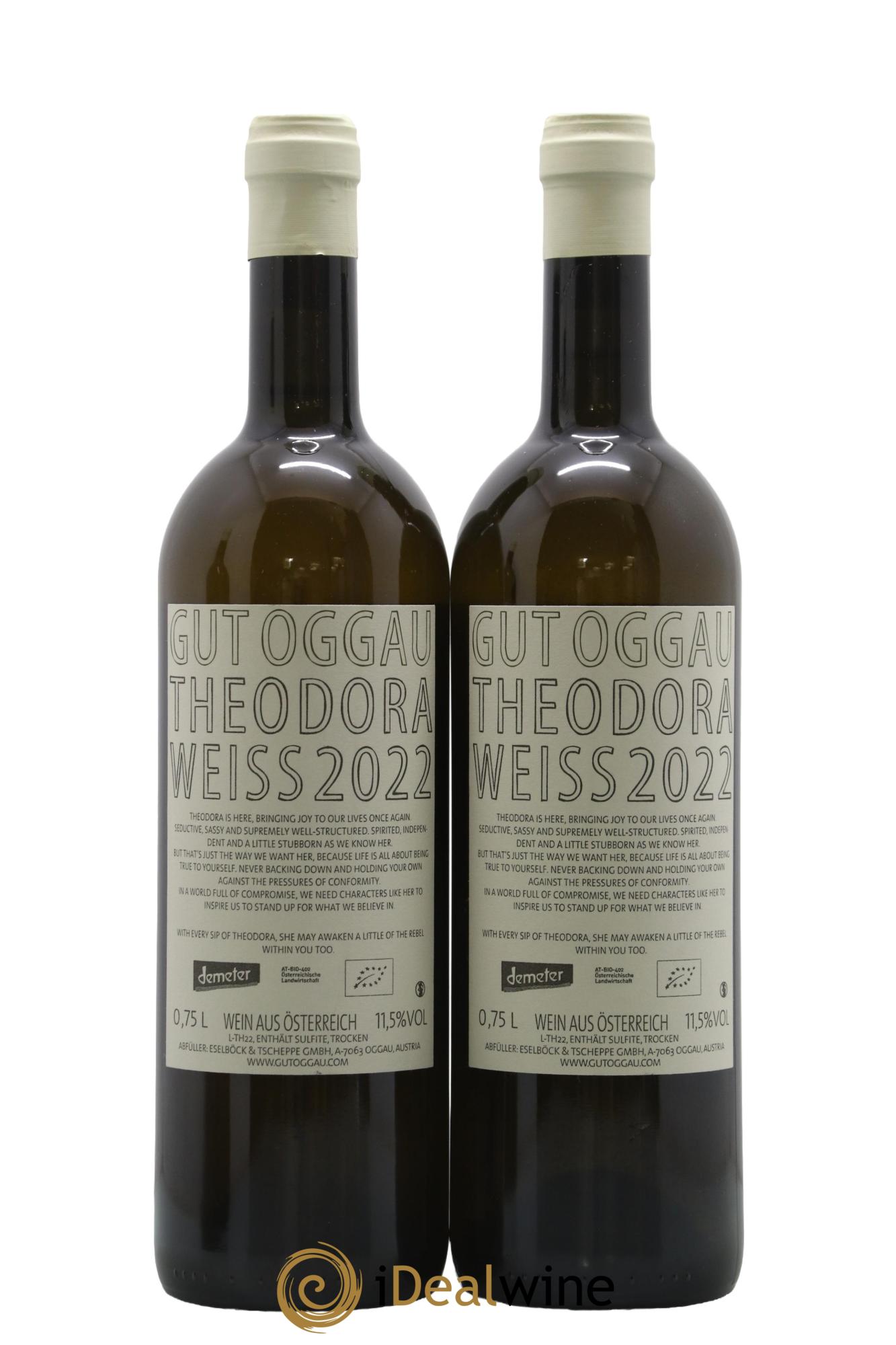 Burgenland Theodora Gut Oggau 2022 - Lot de 2 bouteilles - 1