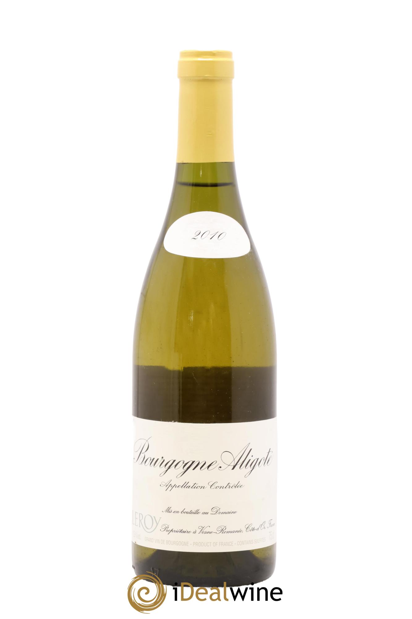 Bourgogne Aligoté Leroy (Domaine) 2010 - Lot of 1 bottle - 0