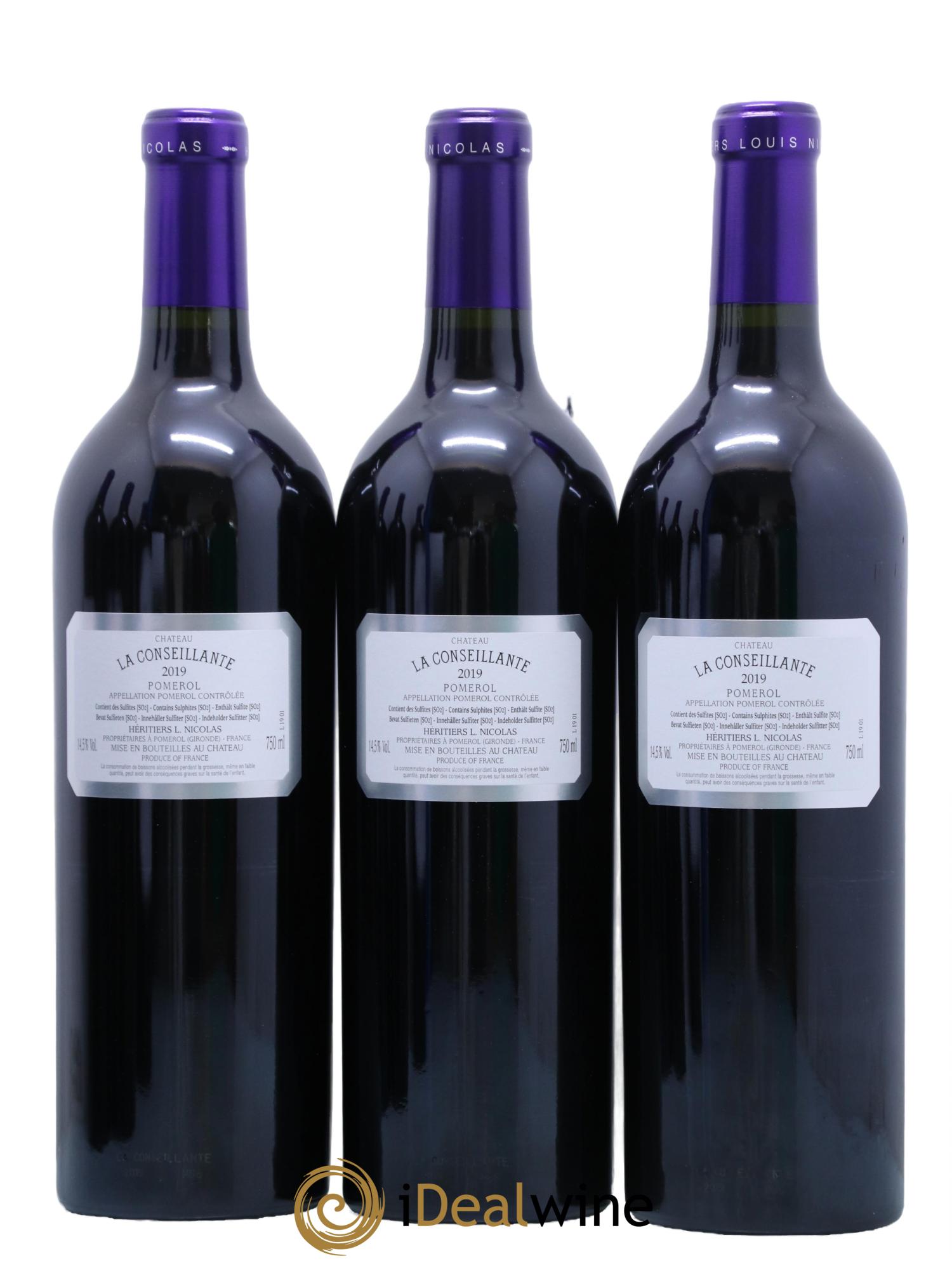 Château la Conseillante 2019 - Lot de 6 bouteilles - 2