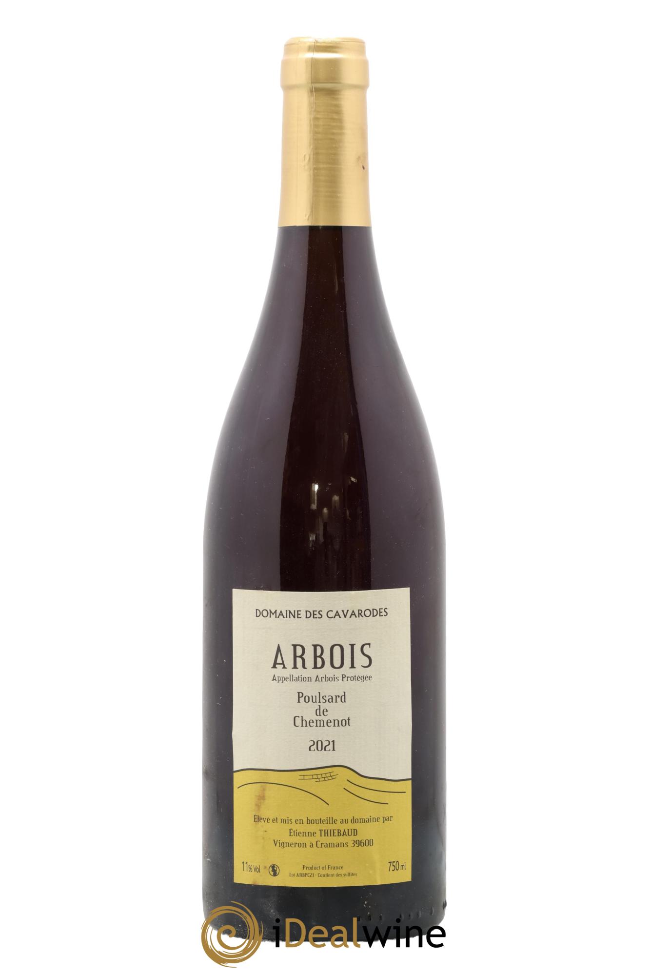 Arbois Poulsard de Chemenot Cavarodes (Domaine des) - Etienne Thiébaud 2021 - Lote de 1 botella - 0