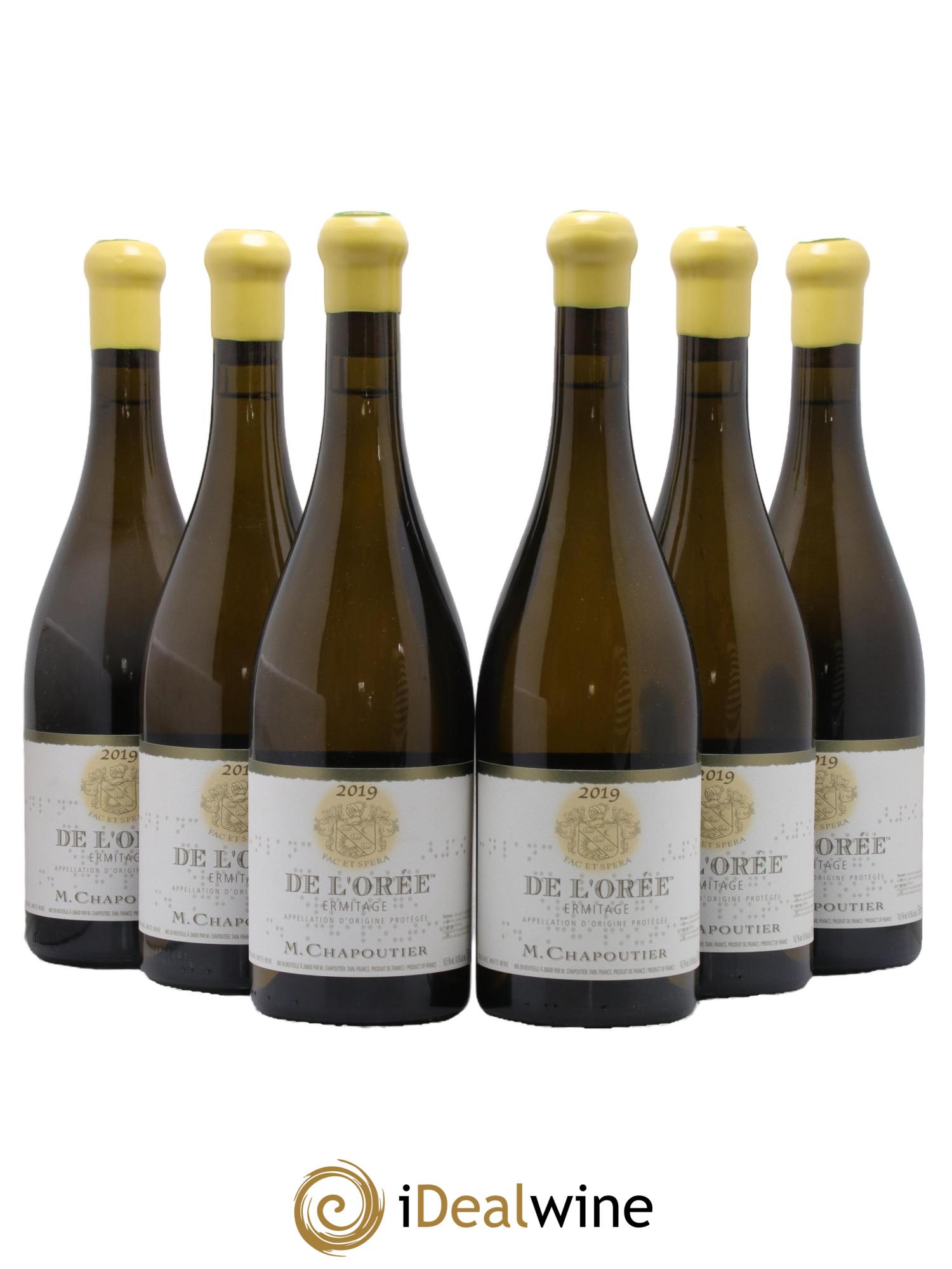 Hermitage Ermitage de l'Orée Chapoutier 2019 - Lot de 6 bouteilles - 0