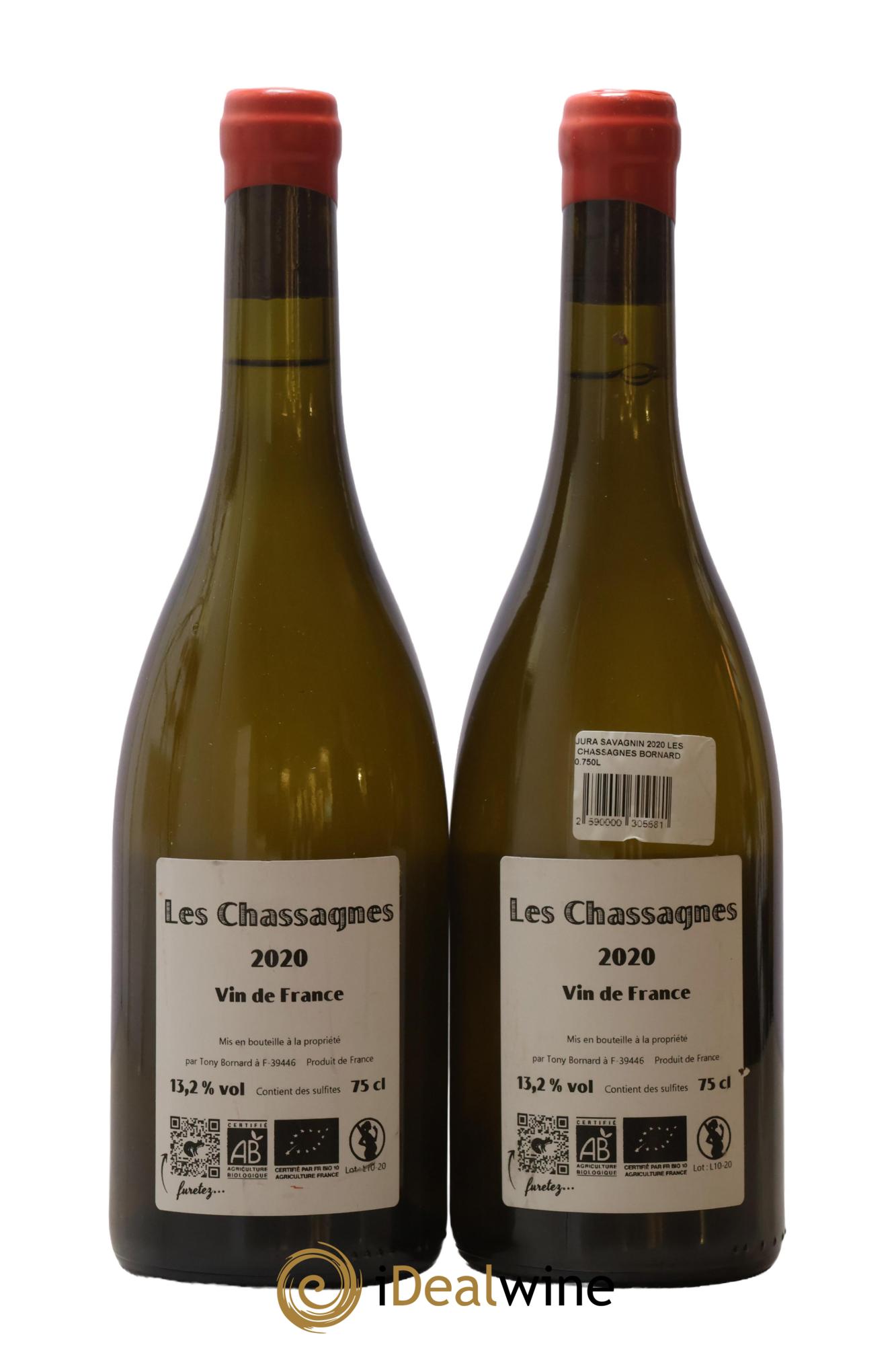 Vin de France Les Chassagnes Tony Bornard 2020 - Lot de 2 bouteilles - 1