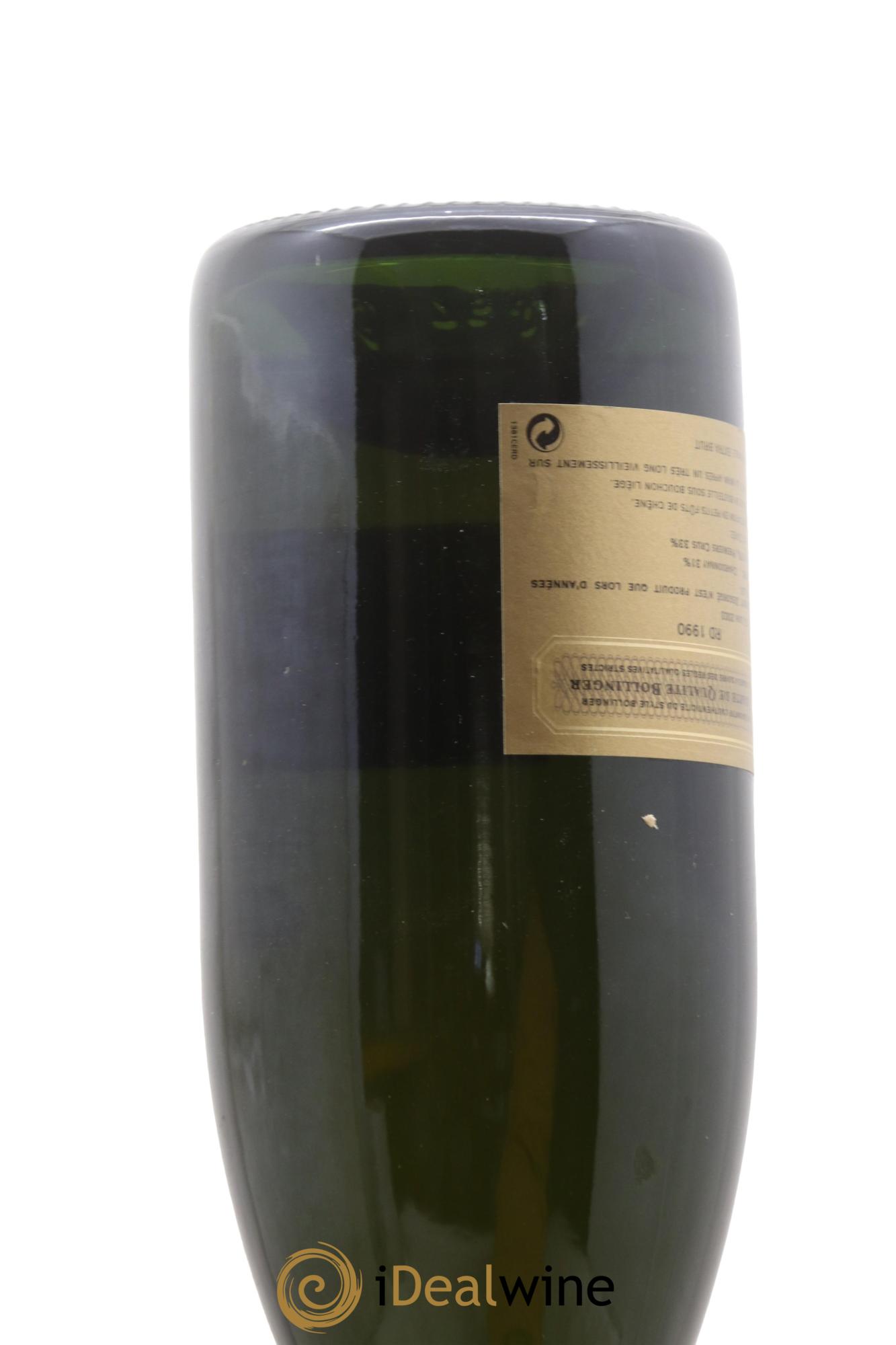 R.D. Extra-Brut Bollinger 1990 - Posten von 1 Flasche - 3