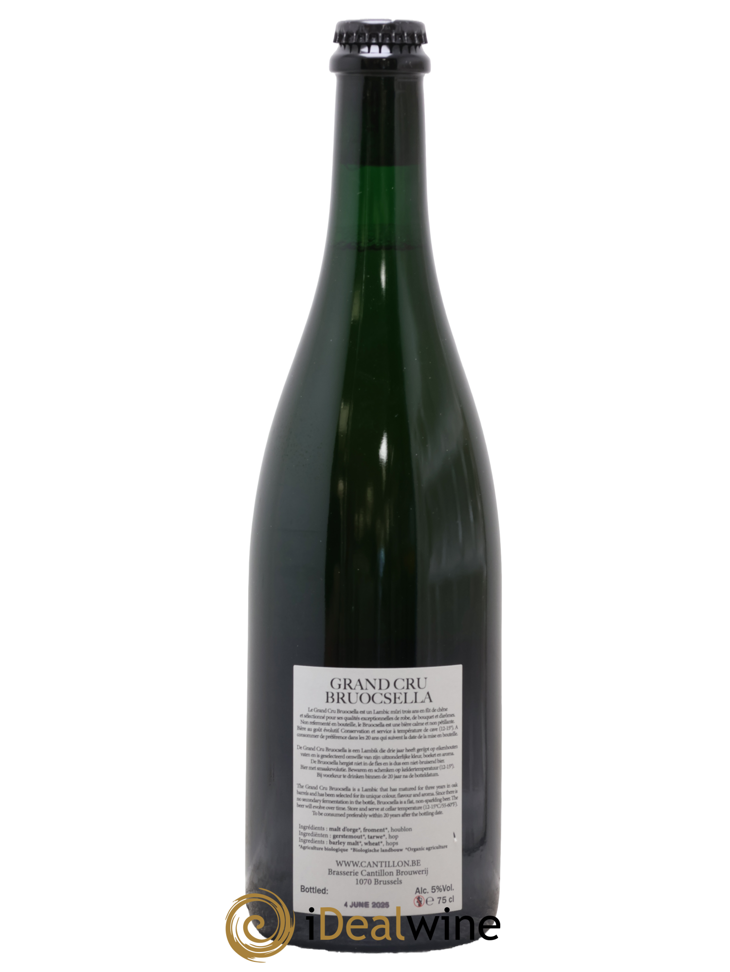 Bière Gueuze Cantillon Grand Cru Bruocsella Lambic Bio S21-22 Bottled 2025 - Lotto di 1 bottiglia - 1