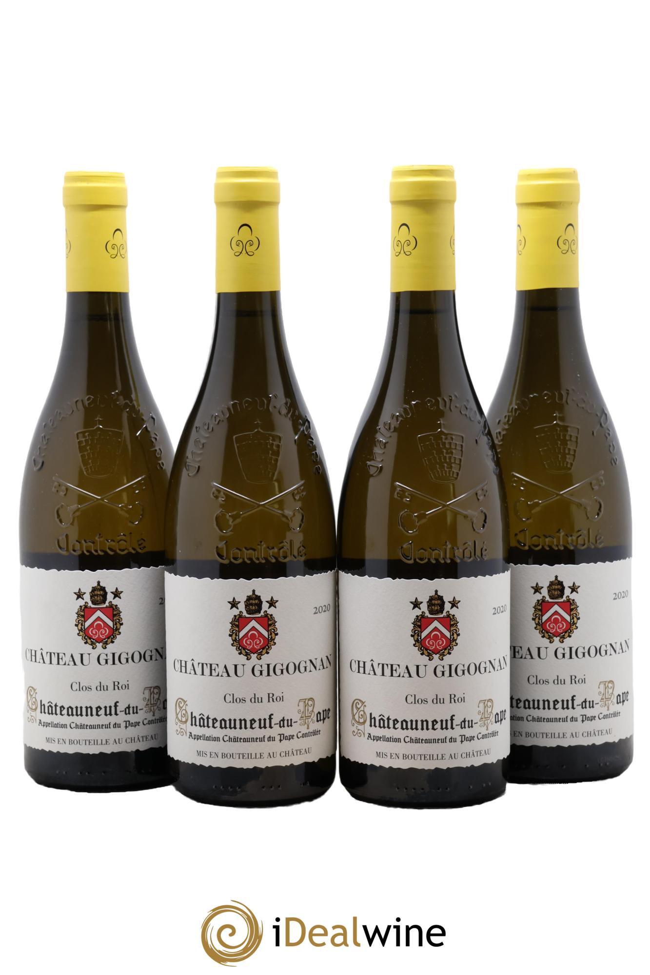 Châteauneuf-du-Pape Clos du Roi Château Gigognan 2020 - Posten von 4 Flaschen - 0
