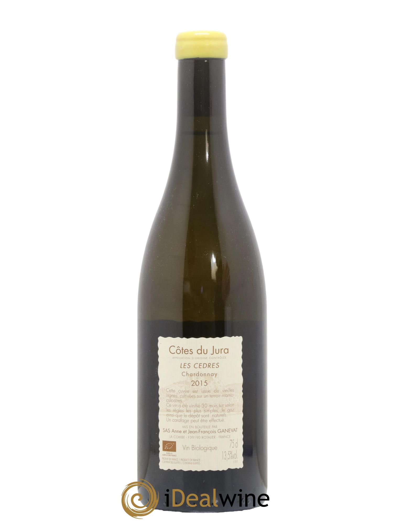 Vin de France (anciennement Côtes du Jura) Les Cèdres Anne et Jean François Ganevat 2015 - Posten von 1 Flasche - 1