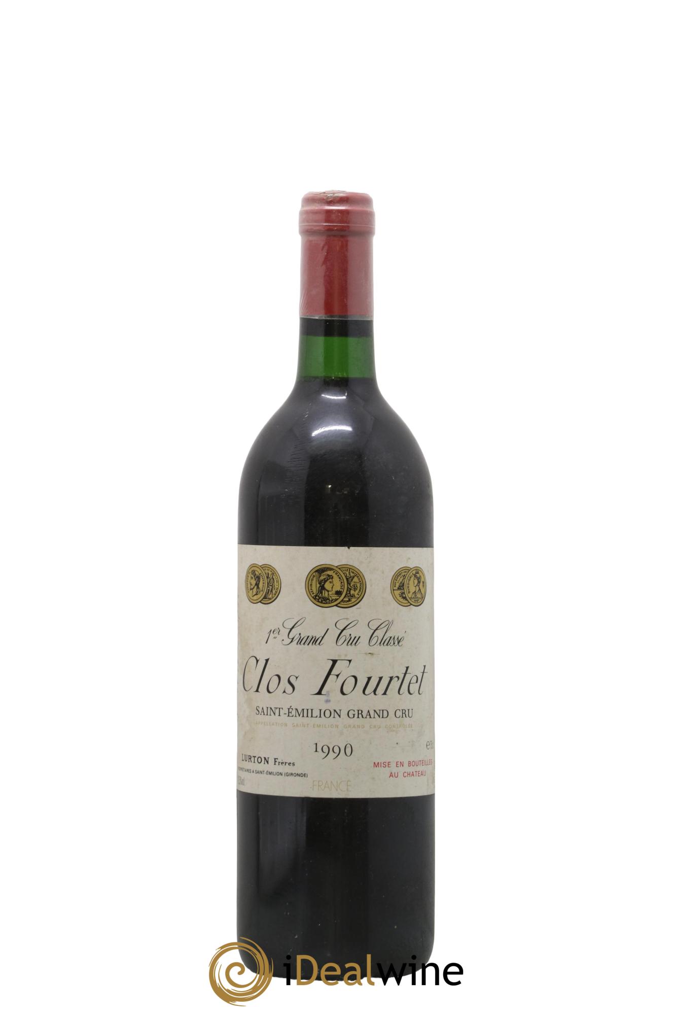 Clos Fourtet 1er Grand Cru Classé B 1990 - Lot of 1 bottle - 0