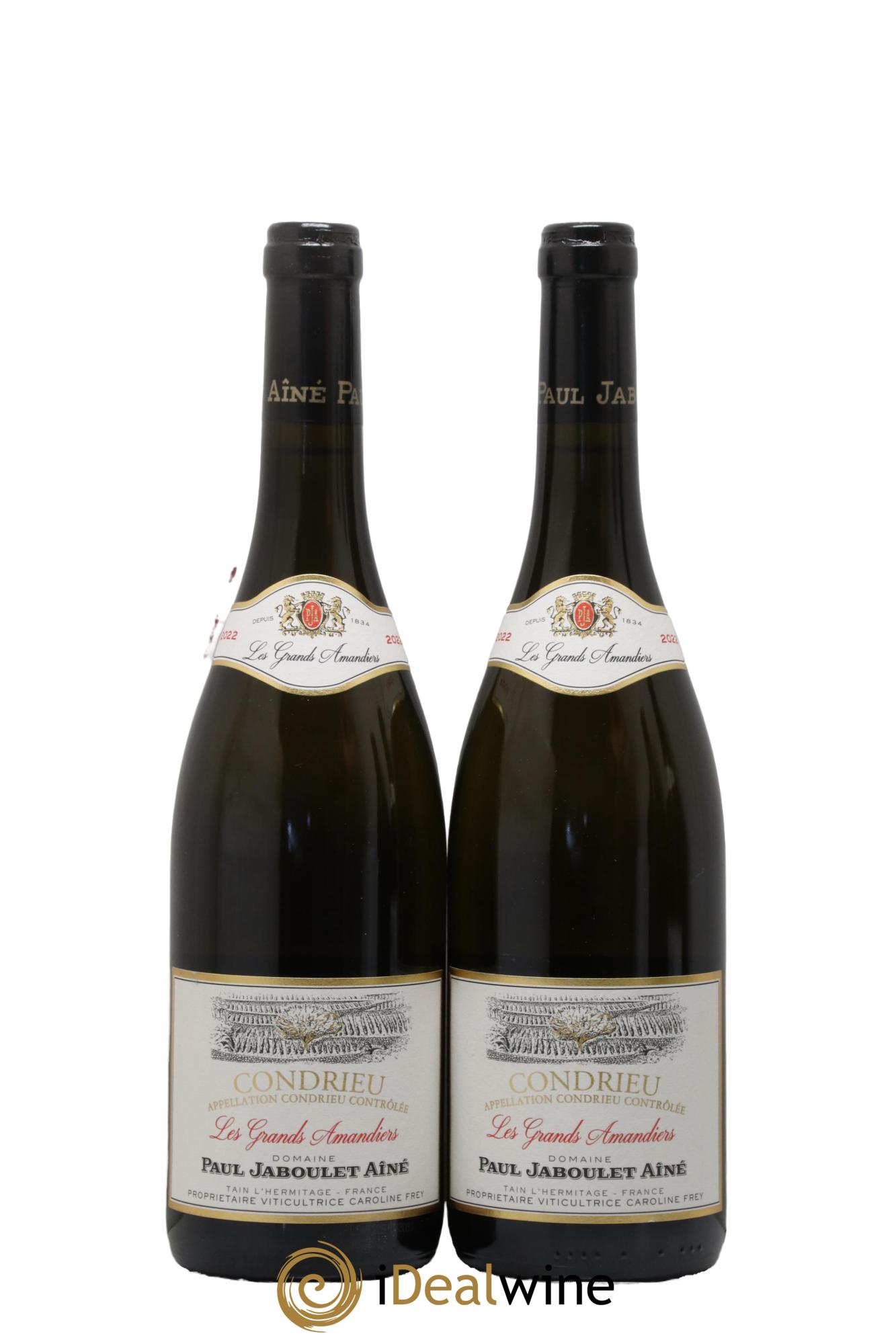 Condrieu Domaine des Grands Amandiers - Paul Jaboulet Ainé 2022 - Lot of 2 bottles - 0
