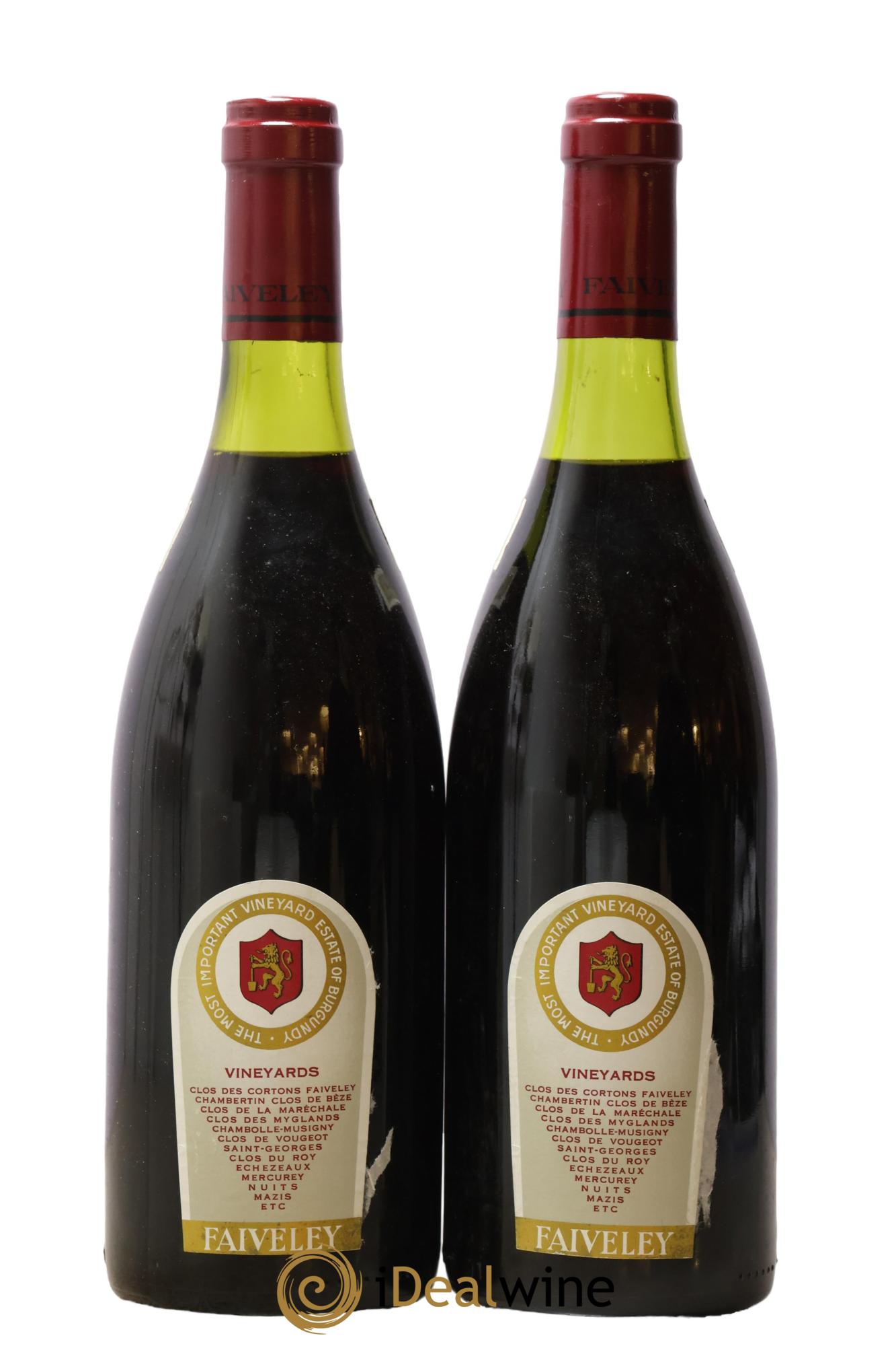 Corton Grand Cru Clos des Cortons Faiveley 1989 - Lot de 2 bouteilles - 1
