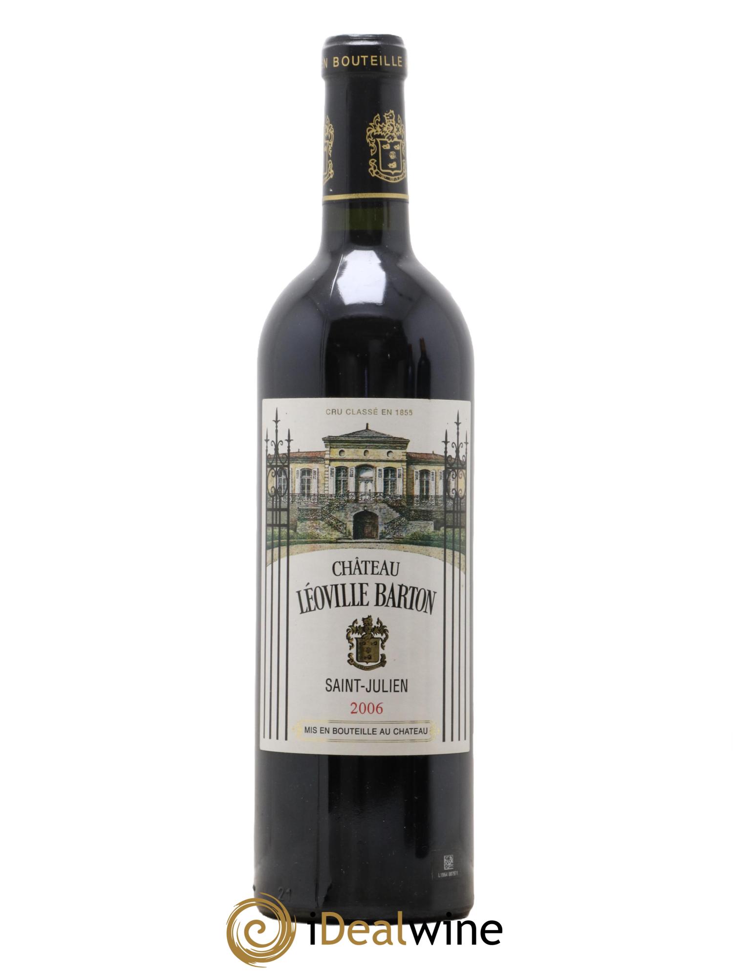 Château Léoville Barton 2ème Grand Cru Classé 2006 - Lot de 1 bouteille - 0