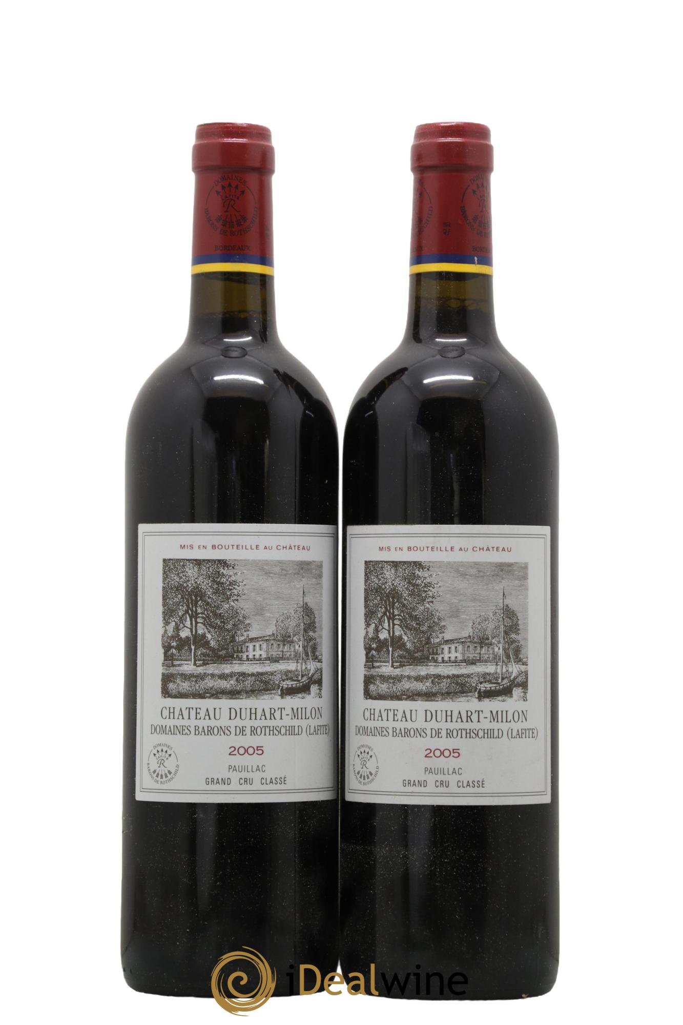Château Duhart-Milon 4ème Grand Cru Classé 2005 - Lot de 2 bouteilles - 0