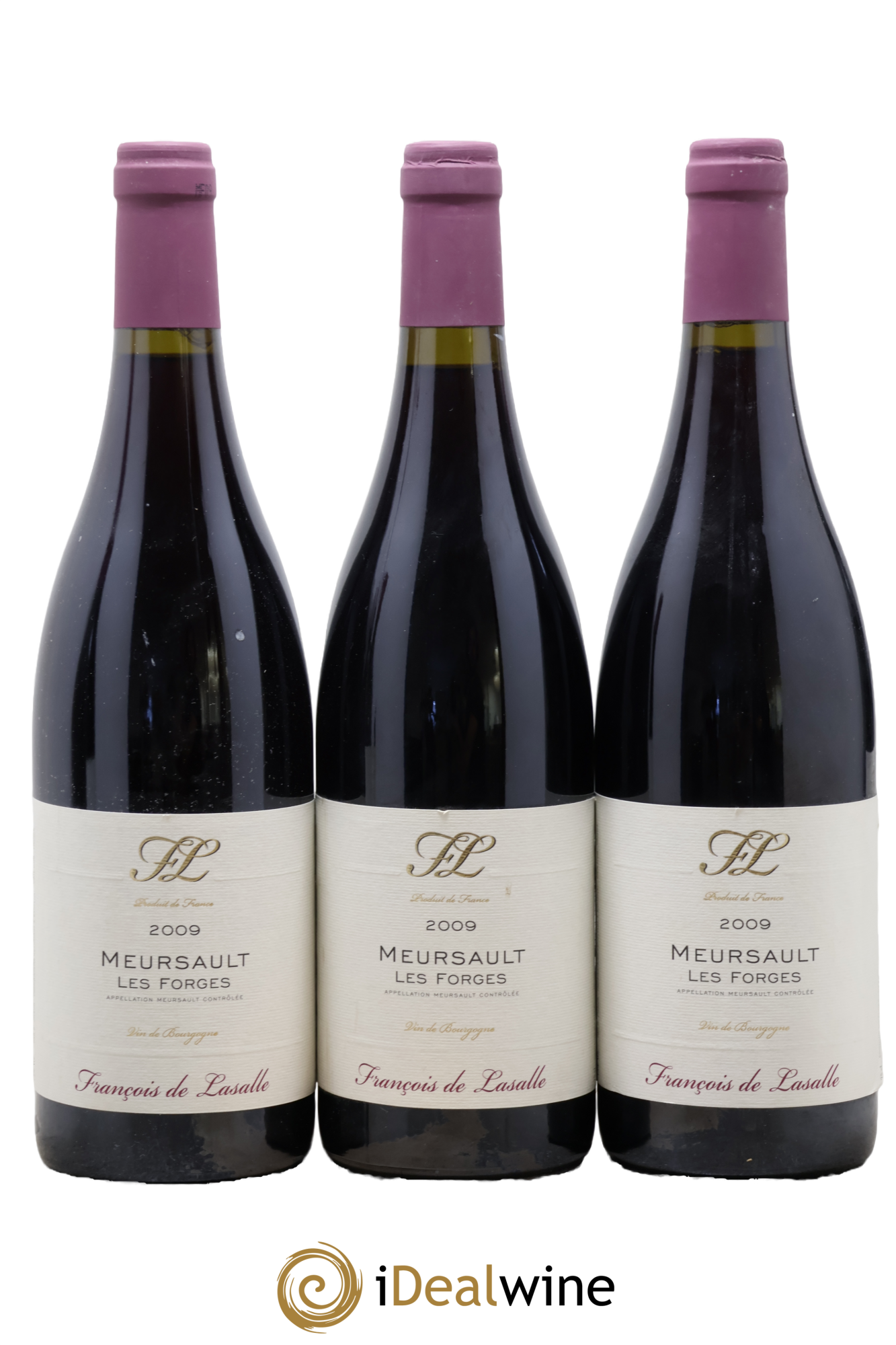 Meursault Les Forges François de Lasalle 2009 - Lot de 3 bouteilles - 0