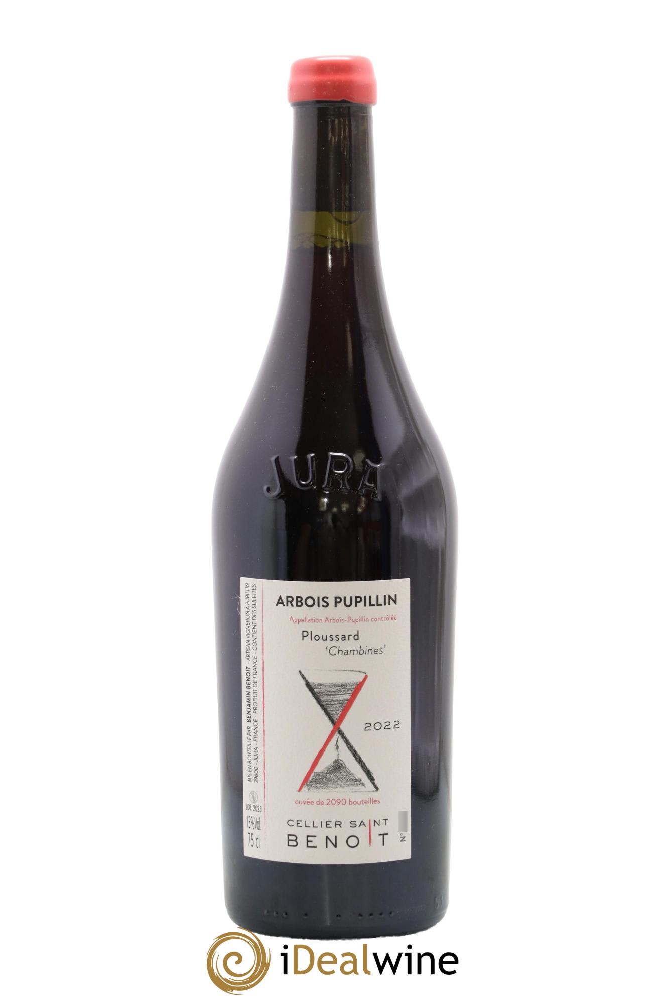 Arbois-Pupillin Ploussard Chambines Cellier Saint Benoît 2022 - Lot de 1 bouteille - 0