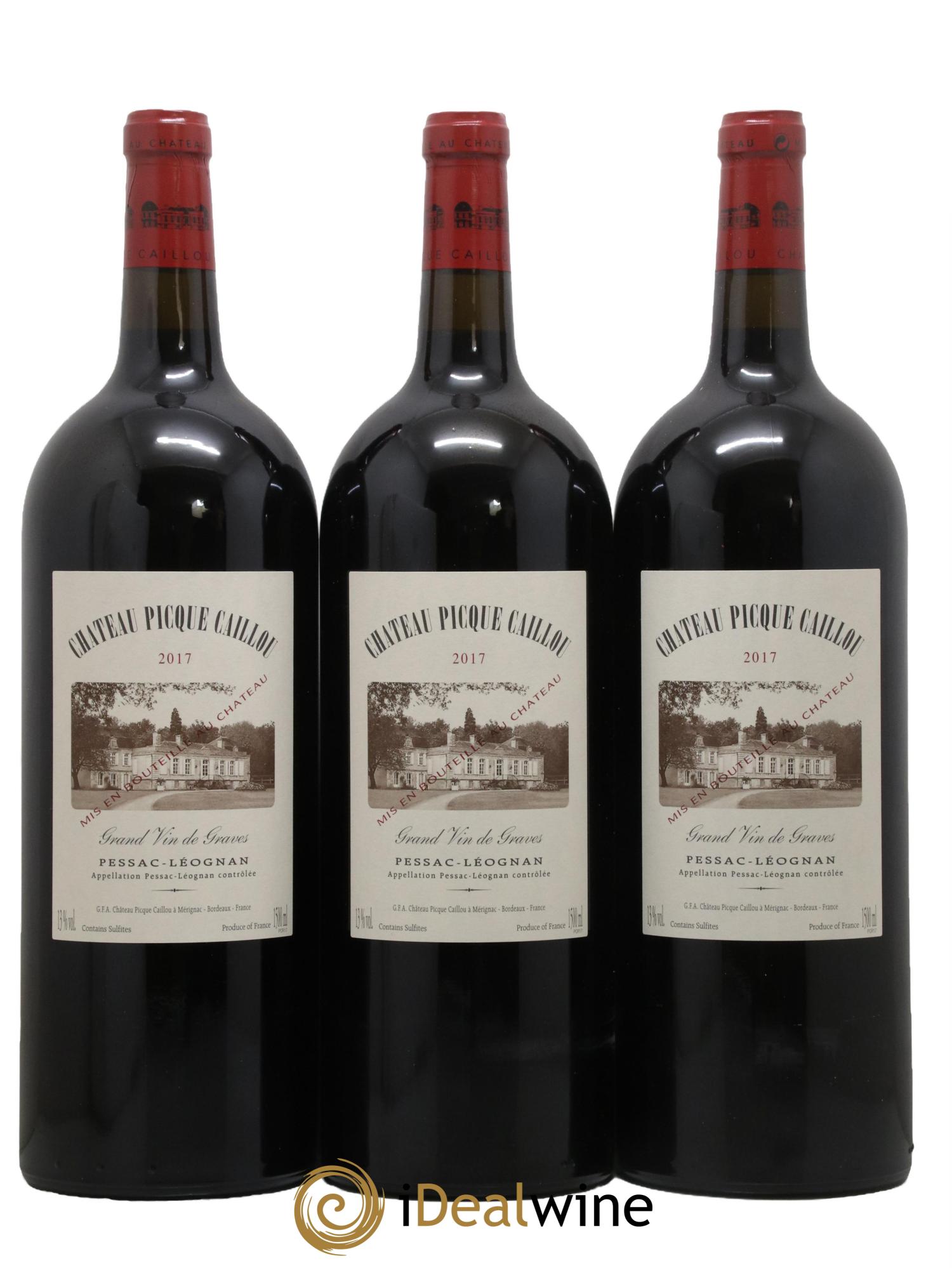 Château Picque Caillou 2017 - Lot de 3 magnums - 0