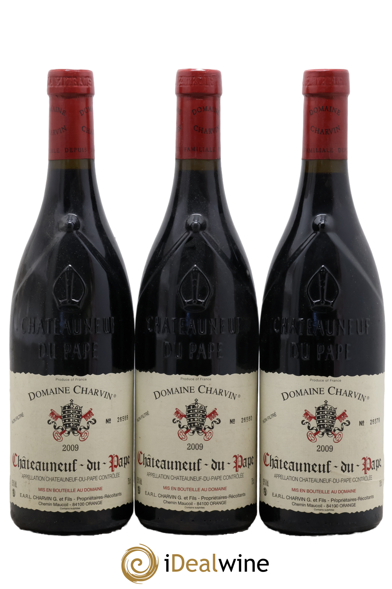 Châteauneuf-du-Pape Charvin (Domaine) 2009 - Lot de 3 bouteilles - 0