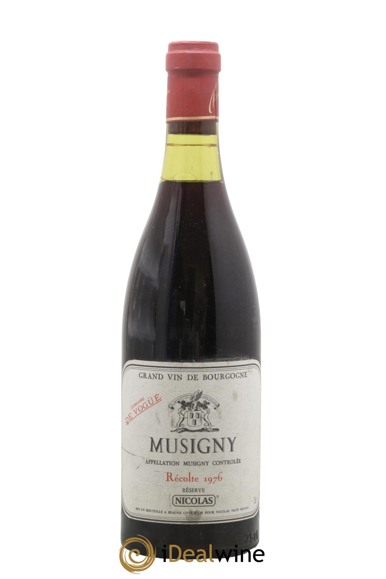 Musigny Grand Cru Réserve Nicolas Comte Georges de Vogüé 1976 - Lotto di 1 bottiglia - 0