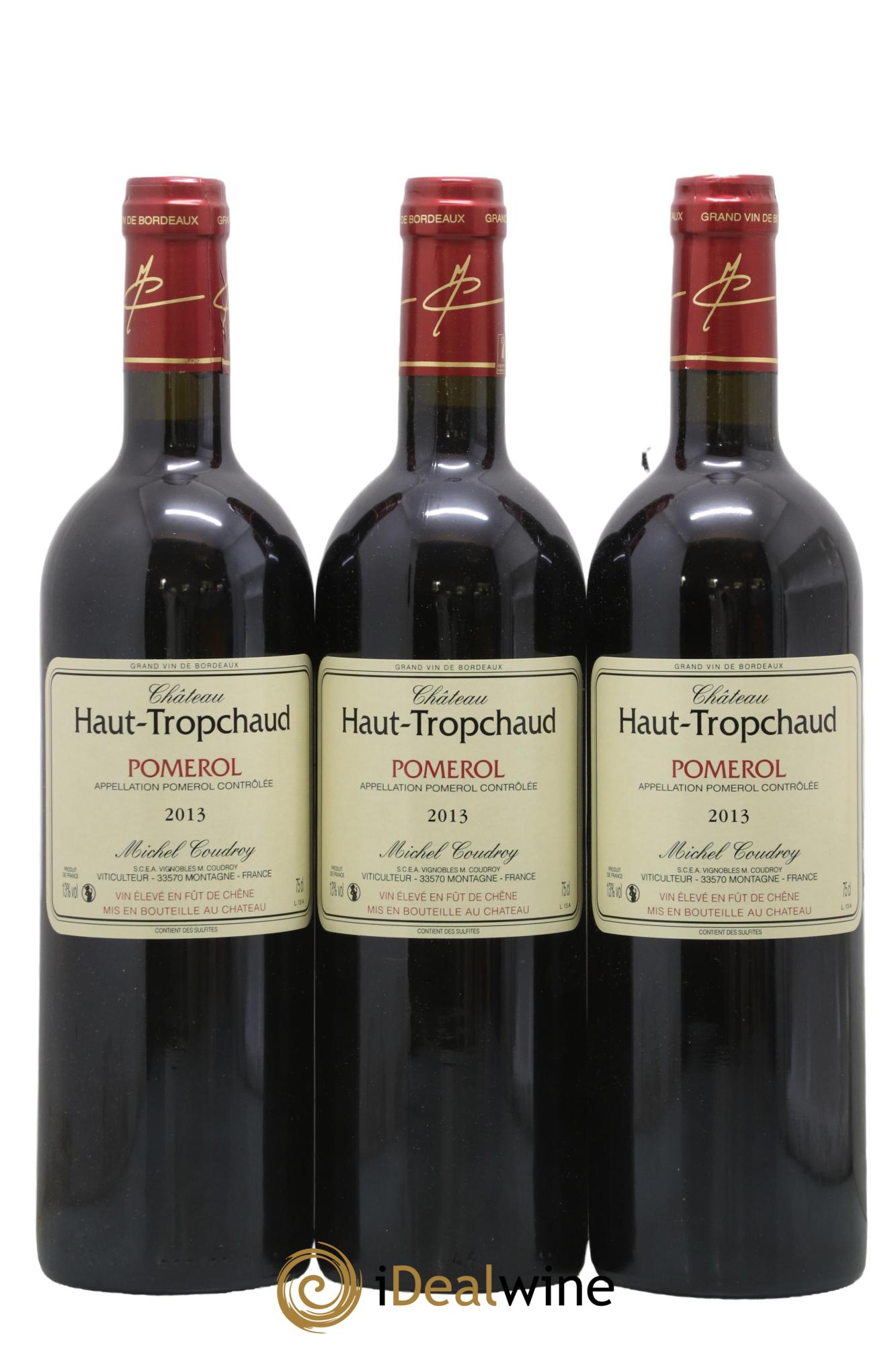 Château Haut Tropchaud 2013 - Lot de 3 bouteilles - 0