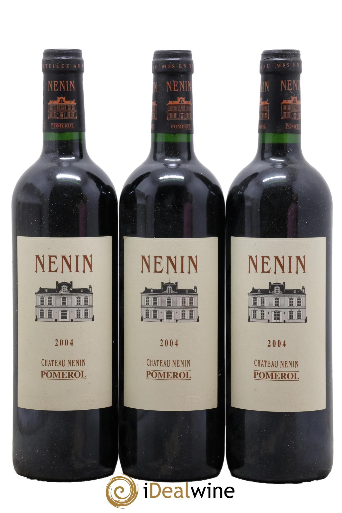 Château Nenin 2004 - Lot de 3 bouteilles - 0