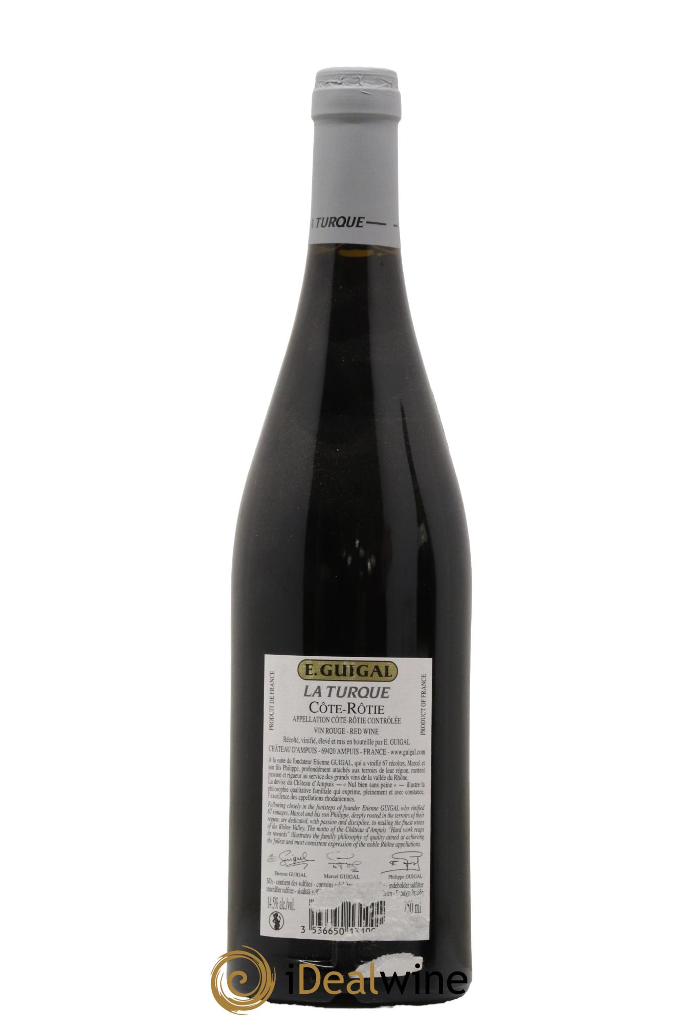 Côte-Rôtie La Turque Guigal 2019 - Lot de 1 bouteille - 1