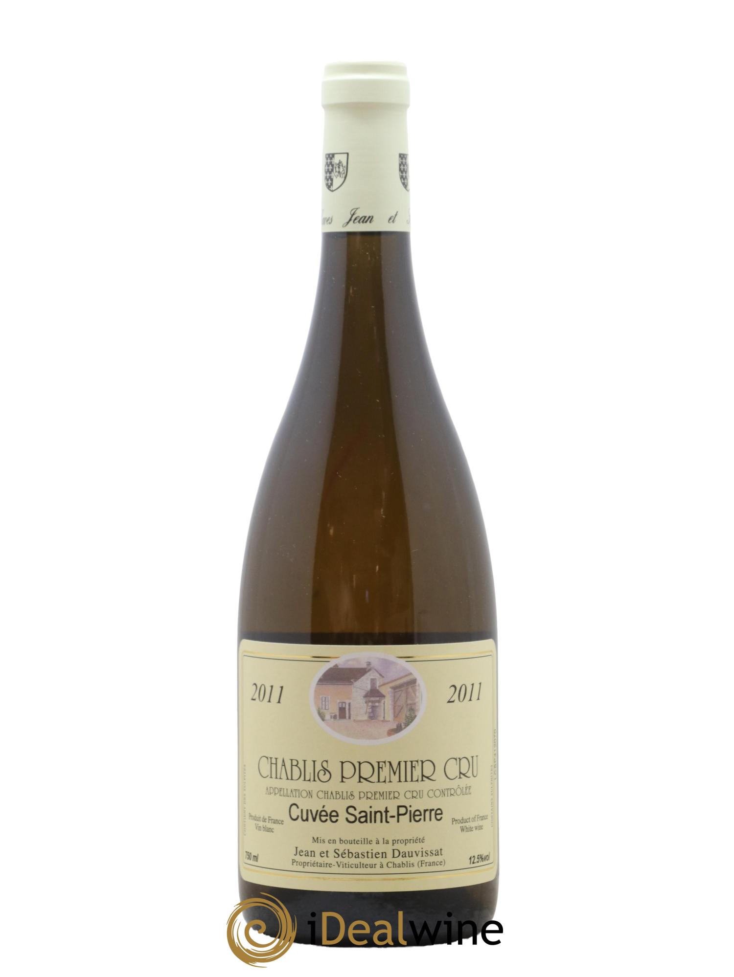 Chablis 1er Cru Cuvee Saint Pierre Jean et Sebastien Dauvissat 2011 - Posten von 1 Flasche - 0