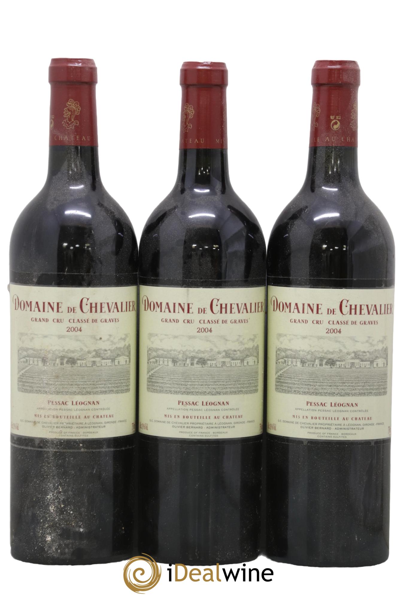 Domaine de Chevalier Cru Classé de Graves 2004 - Lot of 3 bottles - 0