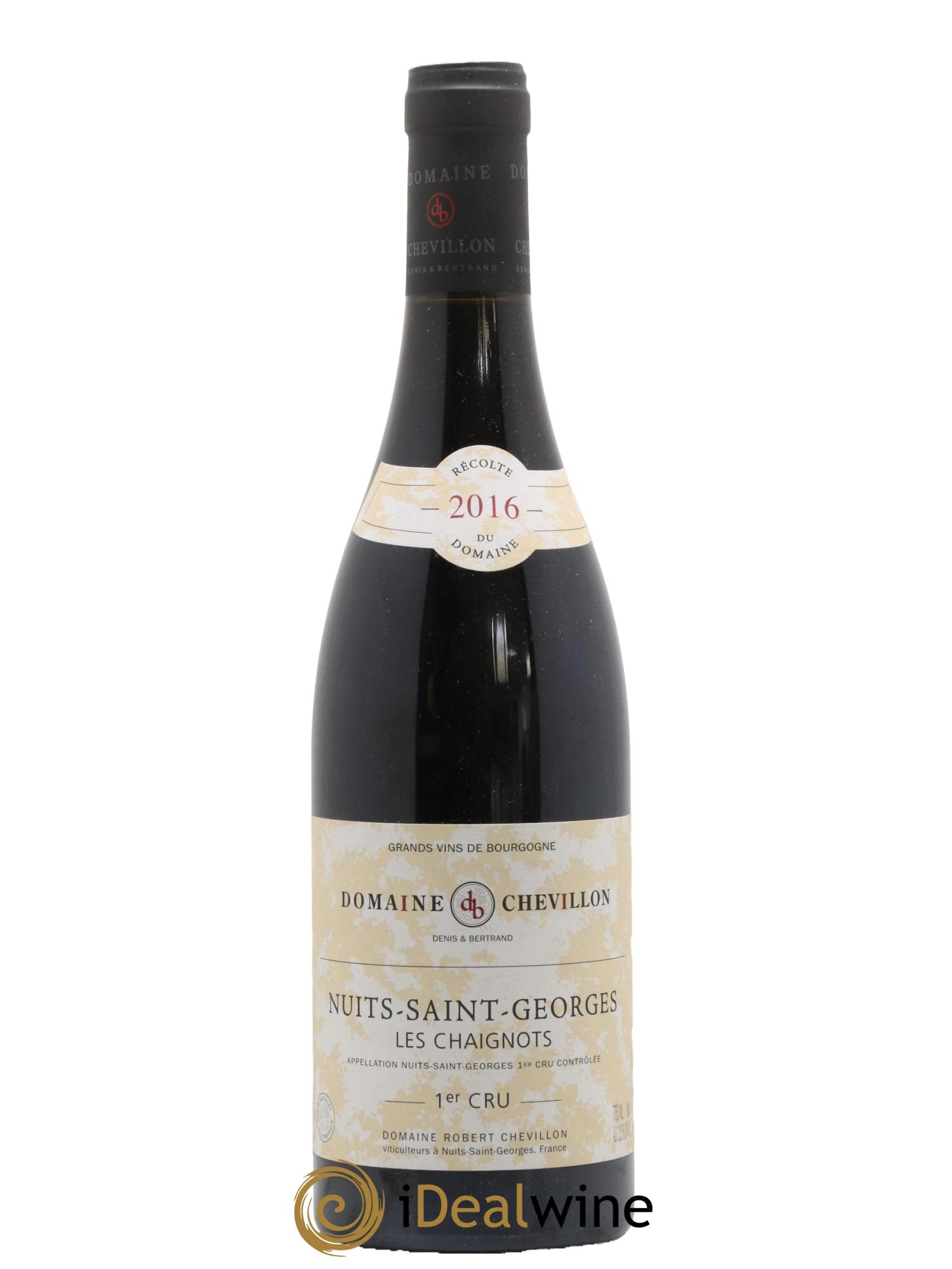 Nuits-Saint-Georges 1er Cru Les Chaignots Robert Chevillon 2016 - Lot de 1 bouteille - 0