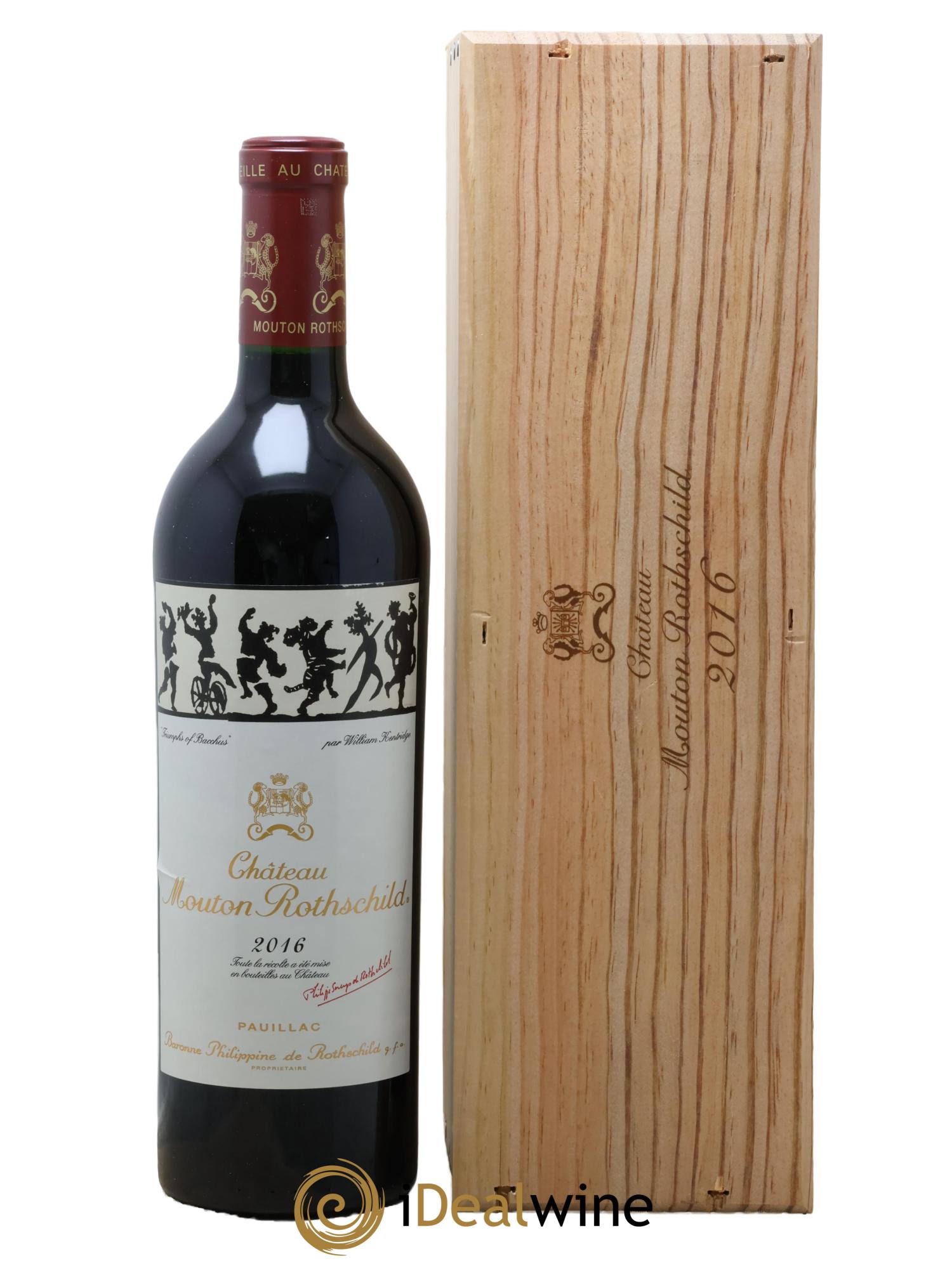 Château Mouton Rothschild 1er Grand Cru Classé 2016 - Posten von 1 Flasche - 1