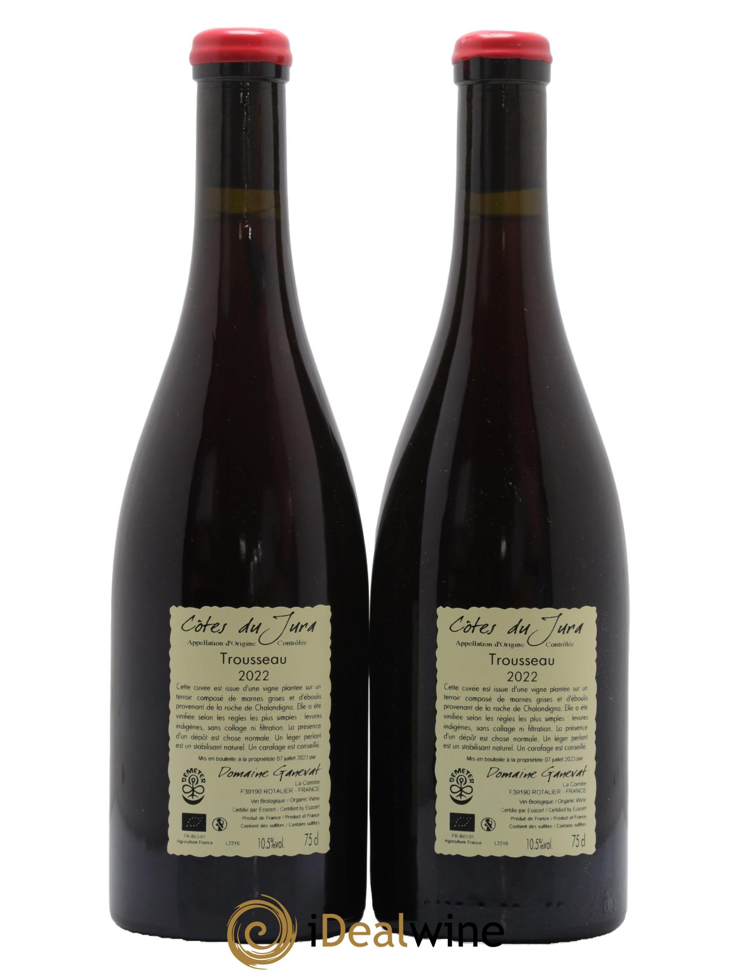 Côtes du Jura Plein Sud Jean-François Ganevat (Domaine) 2022 - Lot de 2 bouteilles - 1