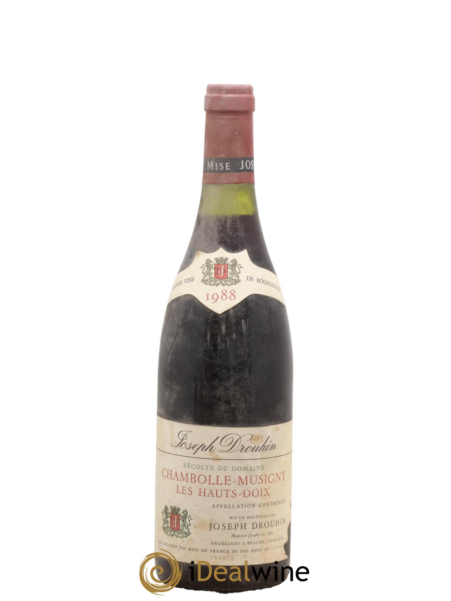 Chambolle-Musigny 1er Cru Les Hauts Doix Joseph Drouhin 1988 - Lot de 1 bouteille - 0