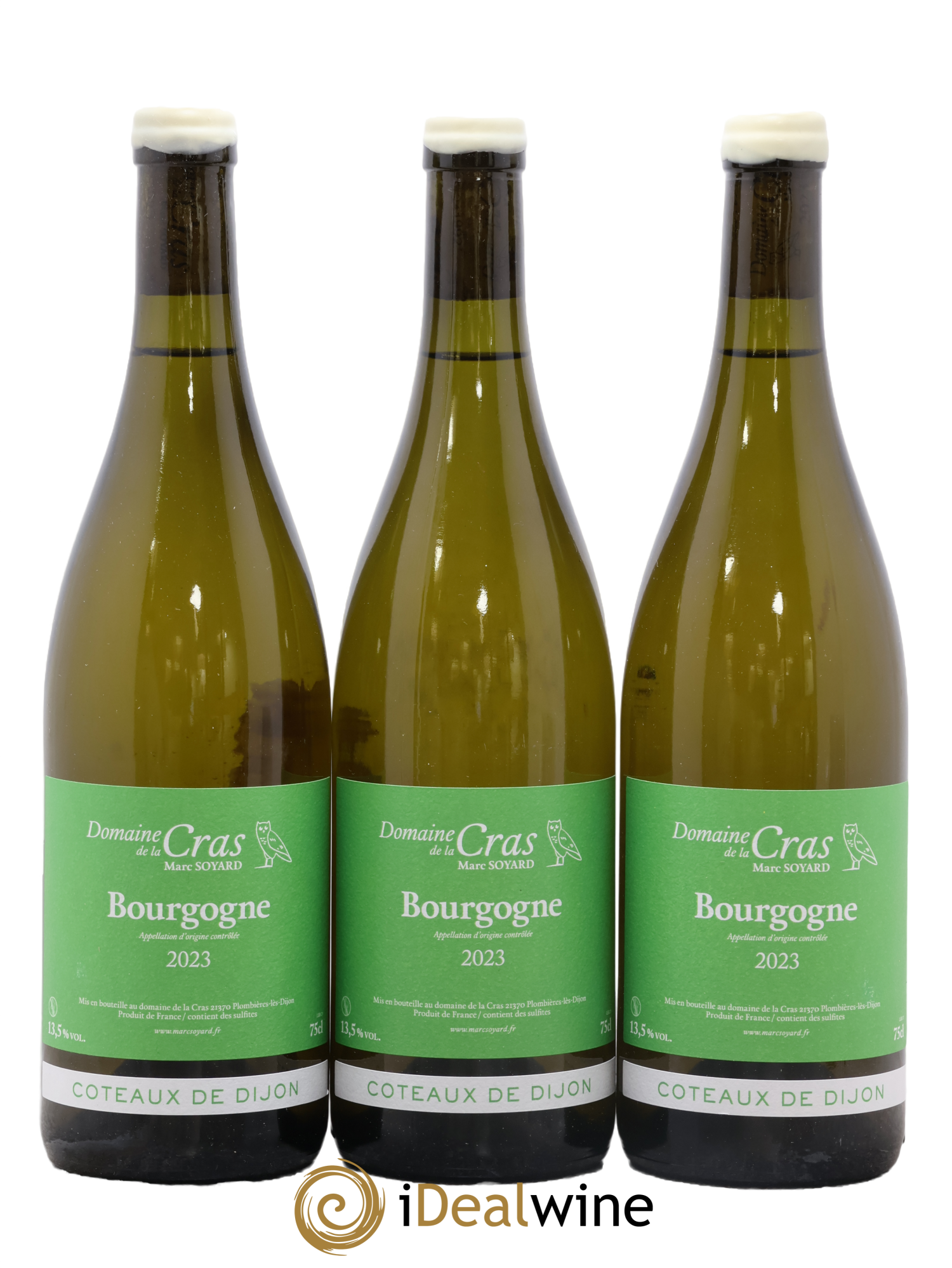 Bourgogne Côteaux de Dijon Domaine de la Cras - Marc Soyard 2023 - Posten von 3 Flaschen - 0