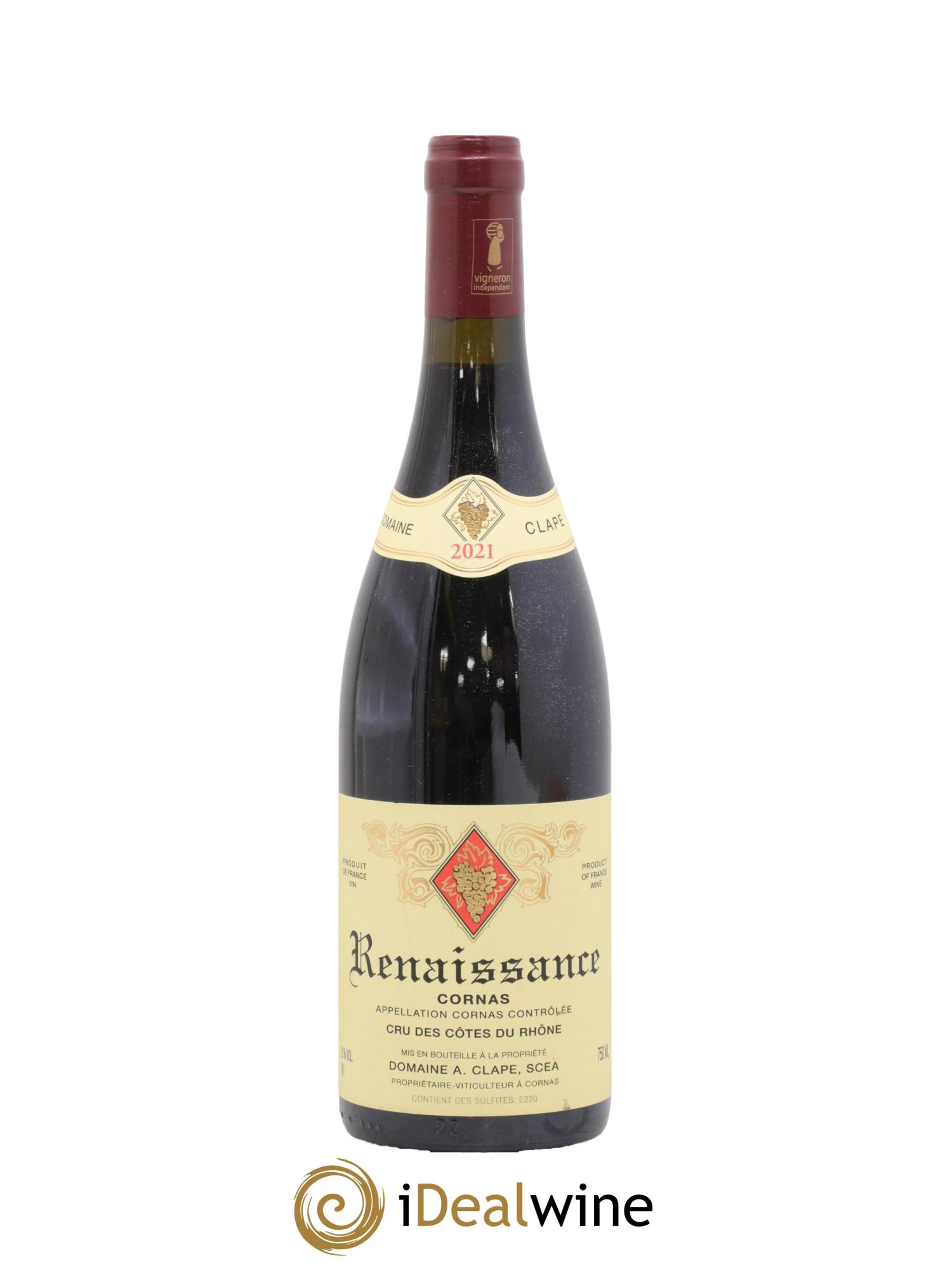 Cornas Renaissance Auguste Clape 2021 - Lot of 1 bottle - 0