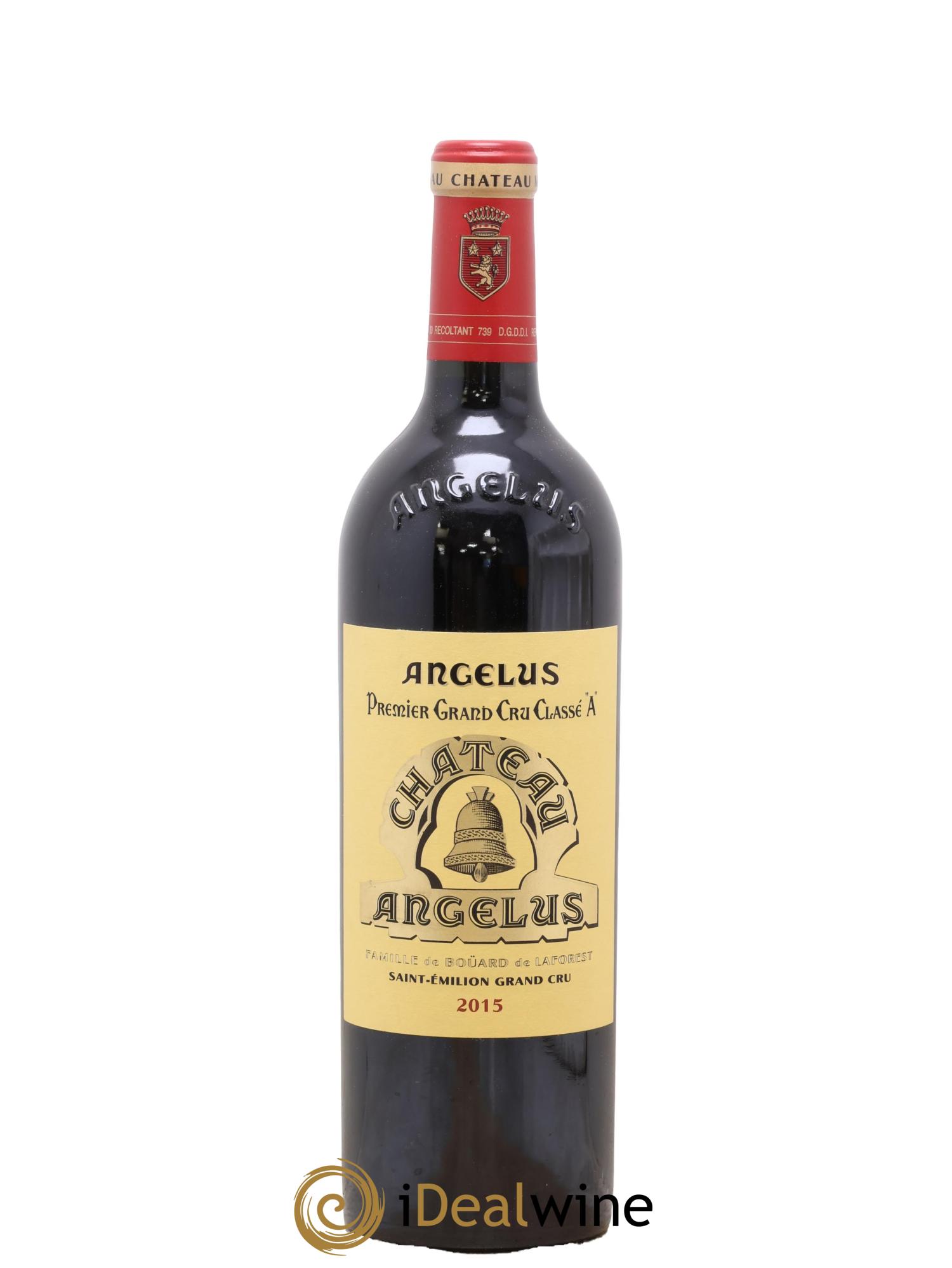 Château Angélus 1er Grand Cru Classé A 2015 - Lot de 1 bouteille - 0