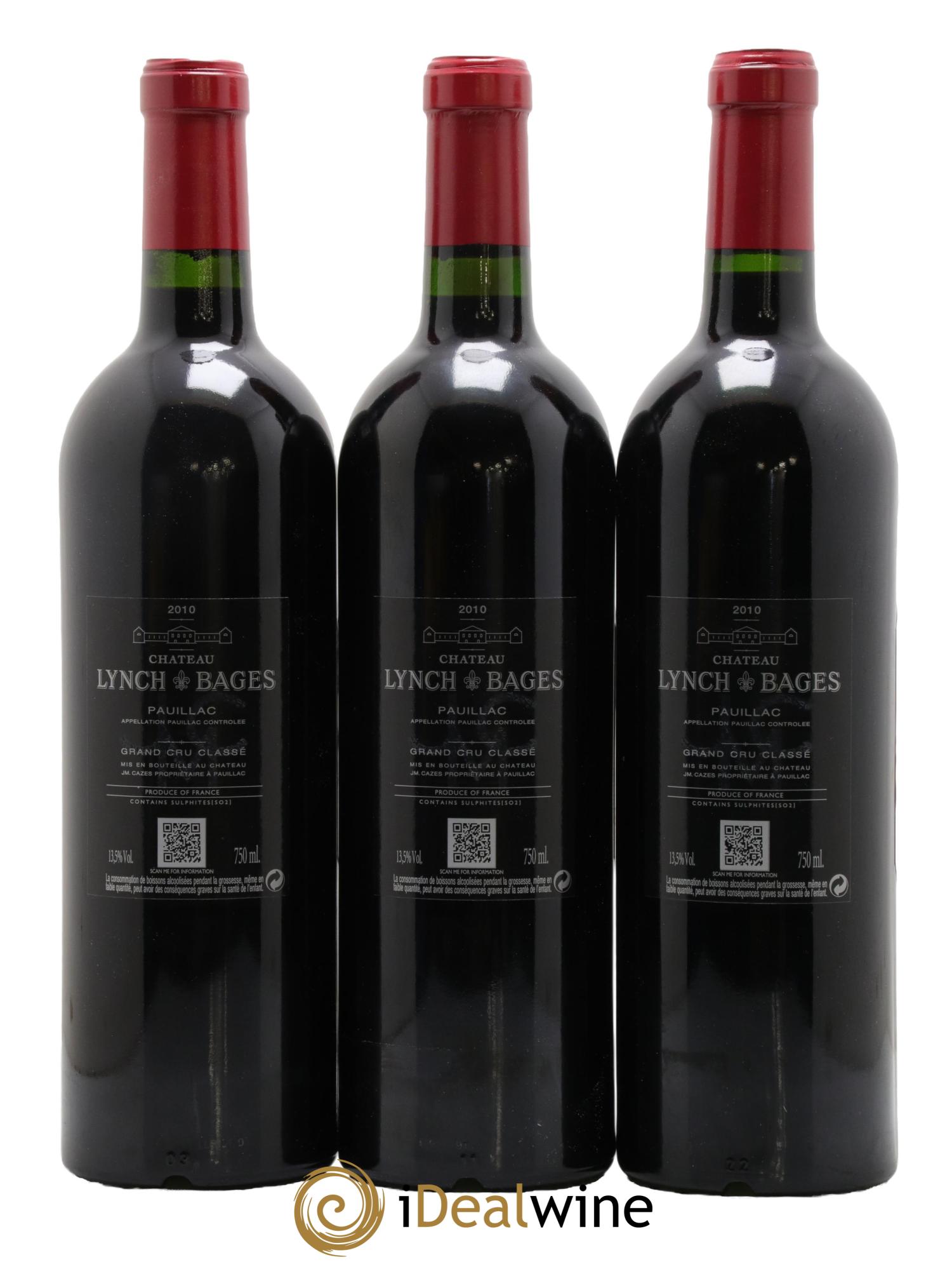 Château Lynch Bages 5ème Grand Cru Classé 2010 - Lotto di 6 bottiglie - 4