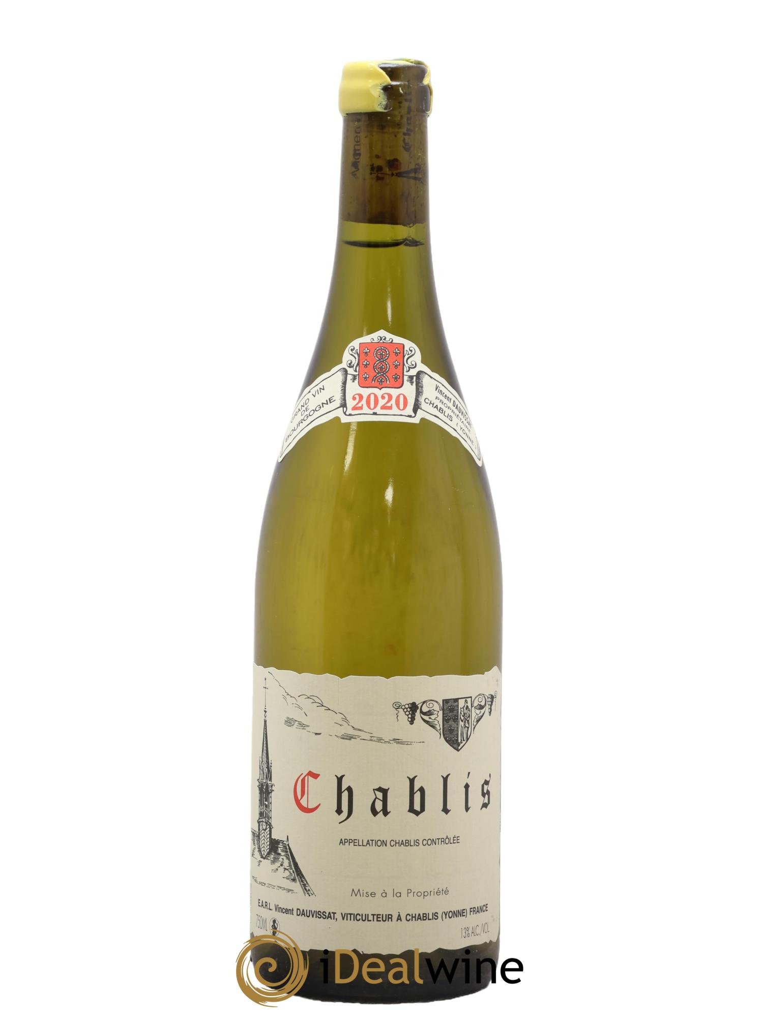 Chablis Vincent Dauvissat (Domaine) 2020 - Lot de 1 bouteille - 0