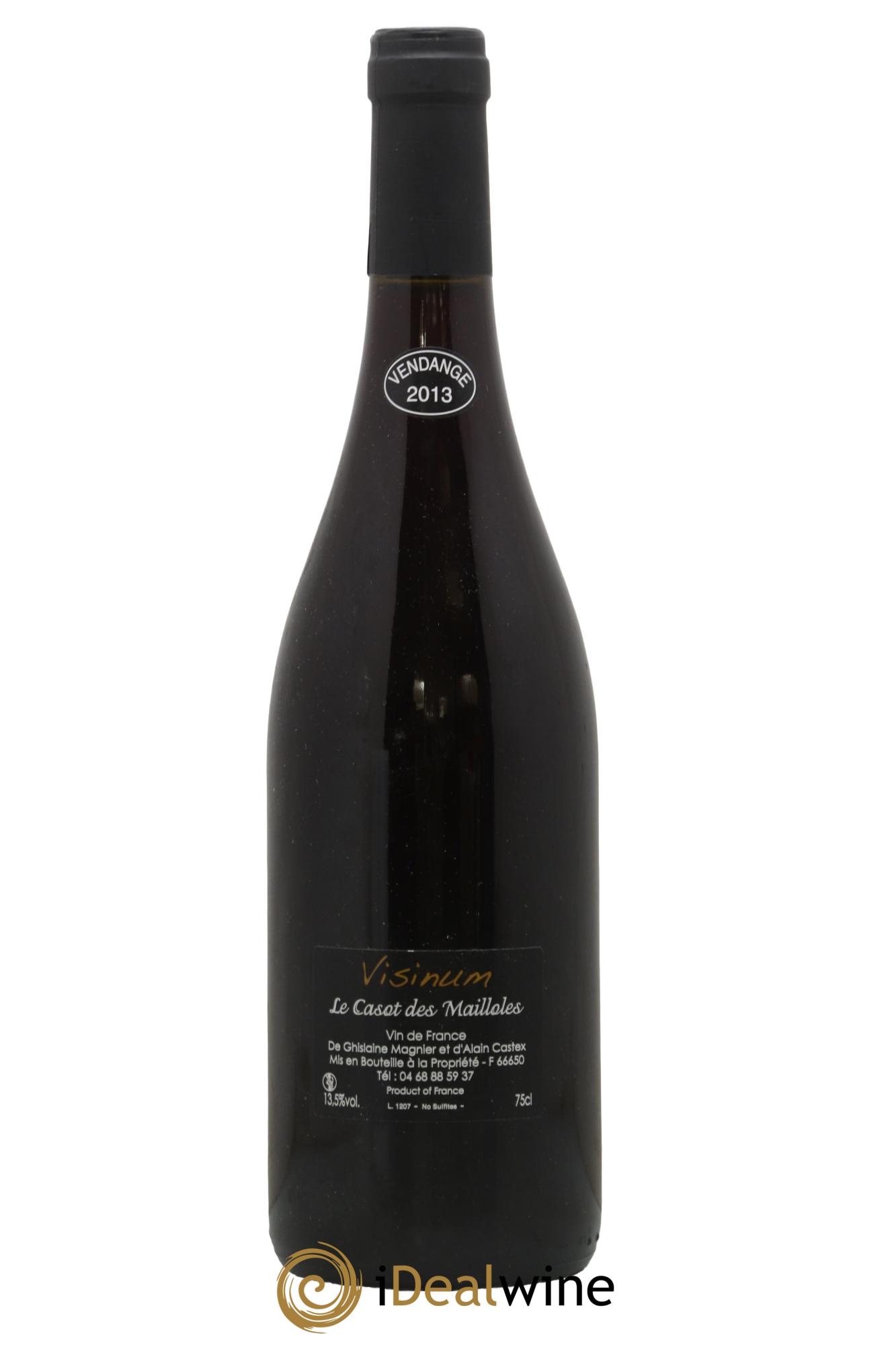 Vin de France Visinum Le Casot des Mailloles 2013 - Lot de 1 bouteille - 1