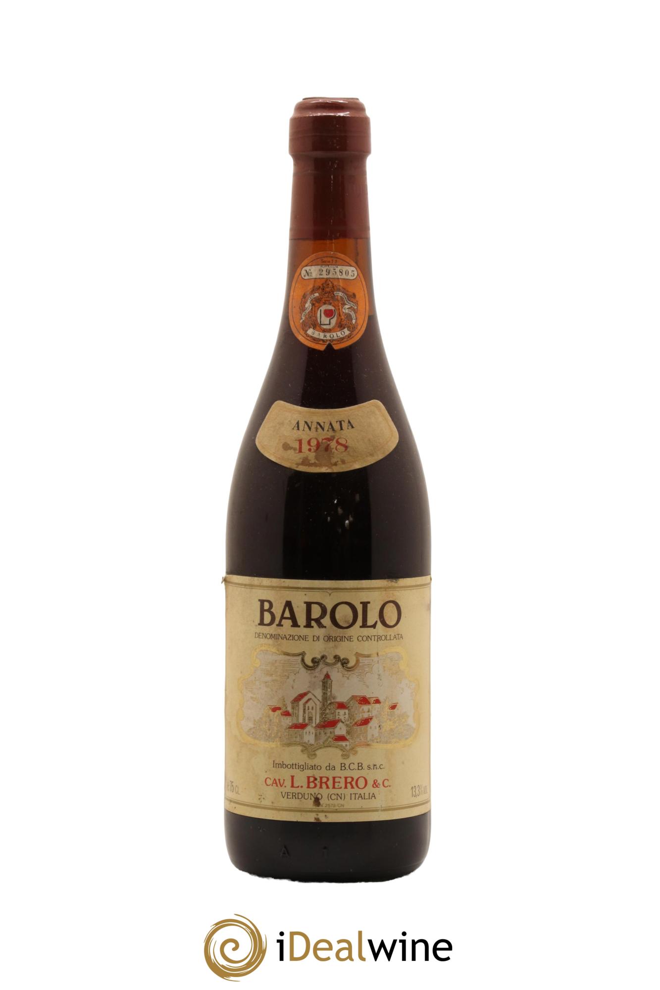 Barolo Brero 1978 - Lot de 1 bouteille - 0