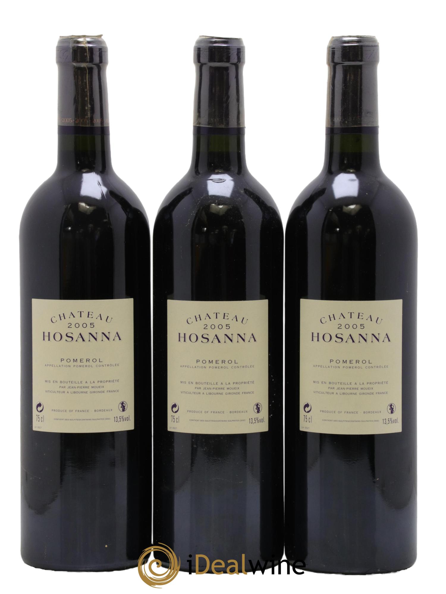 Château Hosanna 2005 - Lot of 6 bottles - 5