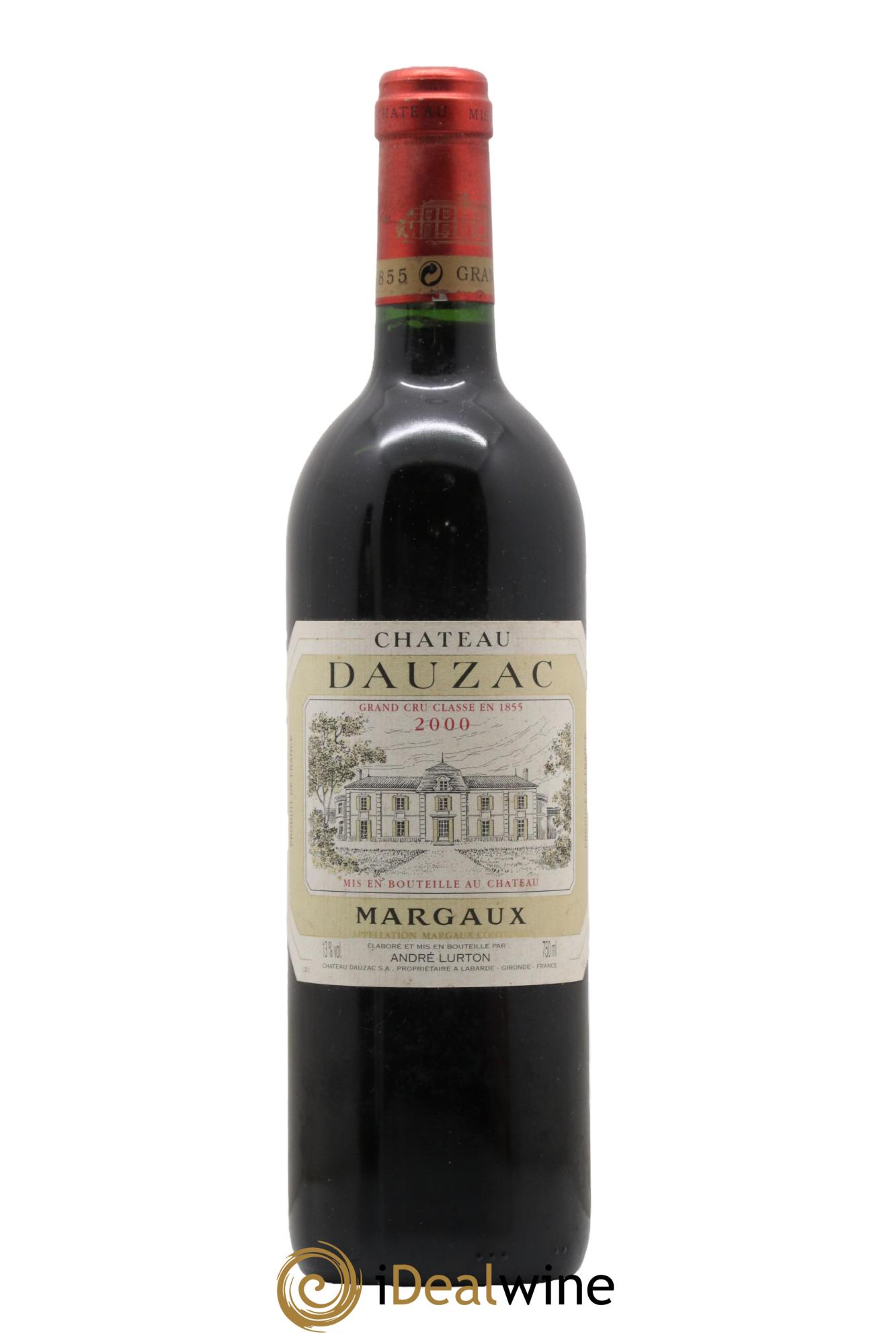 Château Dauzac 5ème Grand Cru Classé 2000 - Lot de 1 bouteille - 0