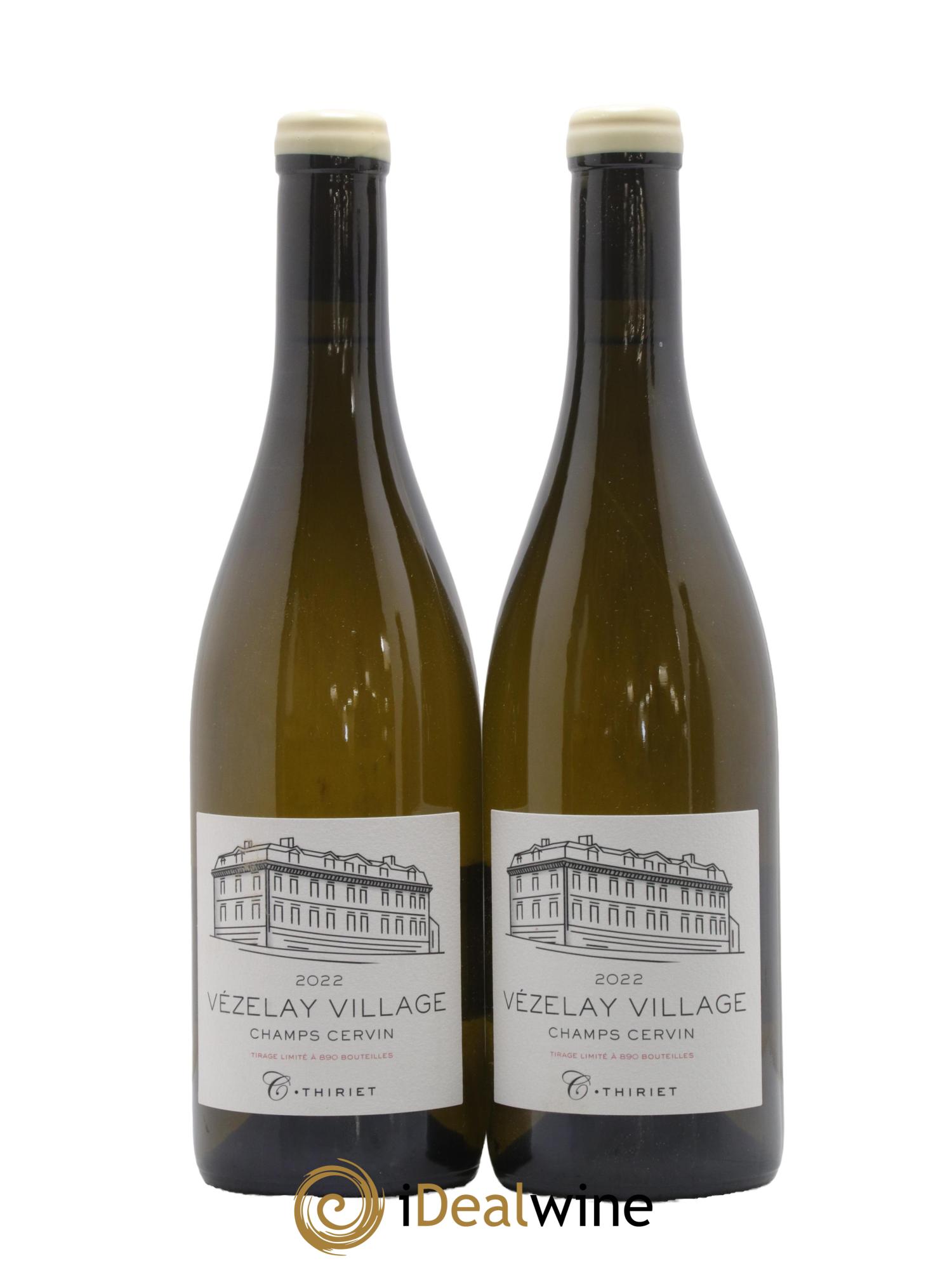 Bourgogne Vézelay Champs Cervin Maison Thiriet 2022 - Lotto di 2 bottiglie - 0