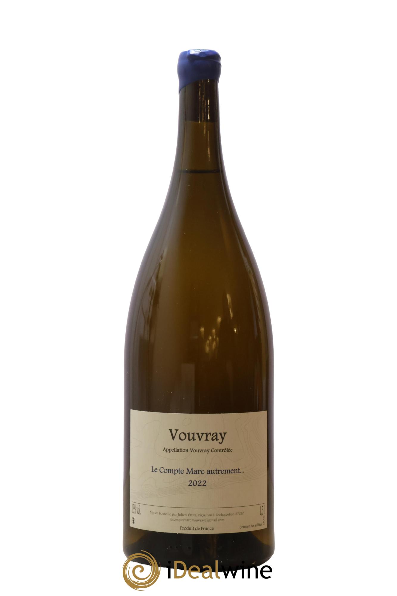 Vouvray Le compte Marc autrement Julien Vedel 2022 - Lot de 1 magnum - 0