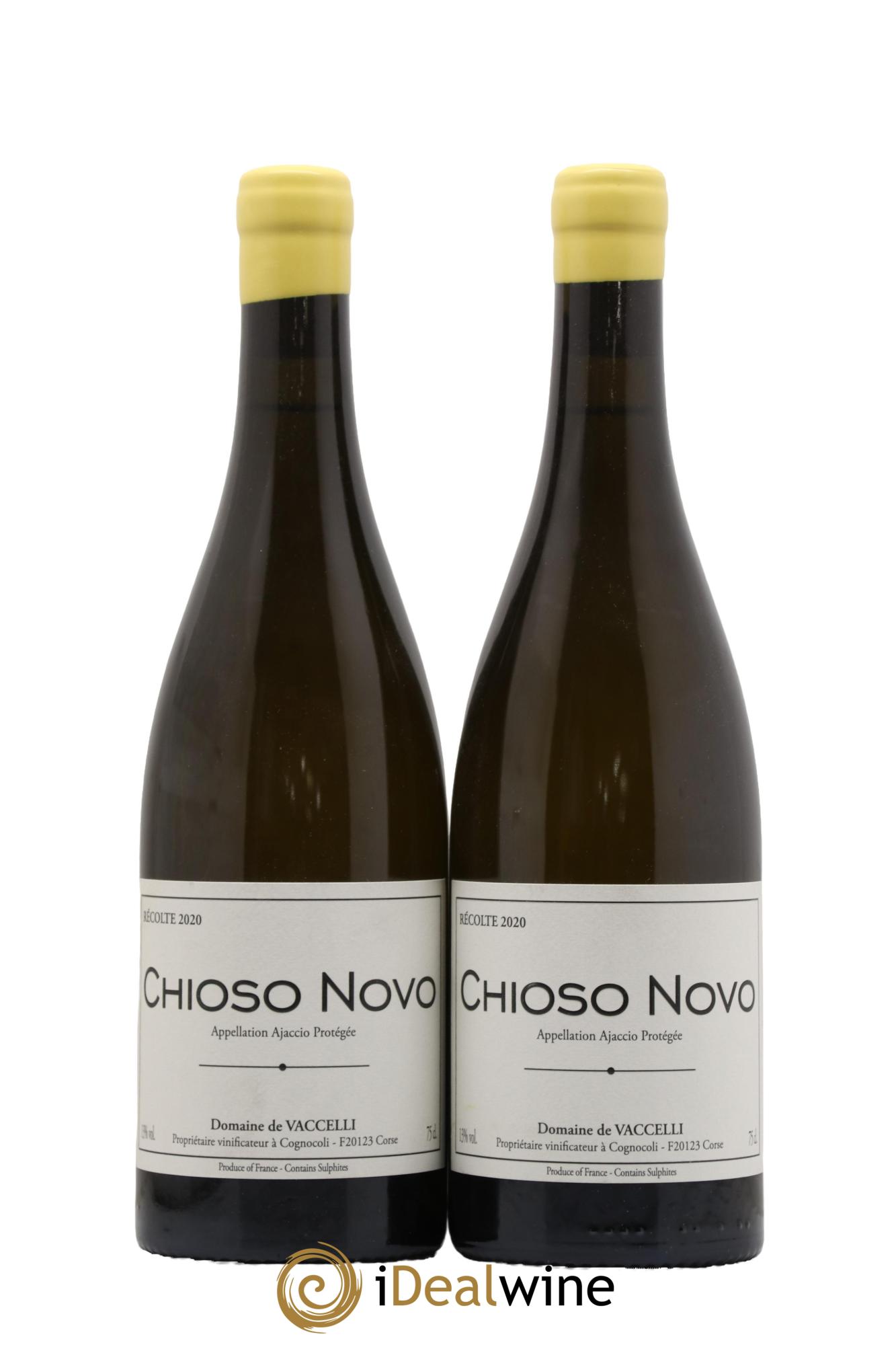 Ajaccio Chioso Novo Vaccelli 2020 - Lot de 2 bouteilles - 0