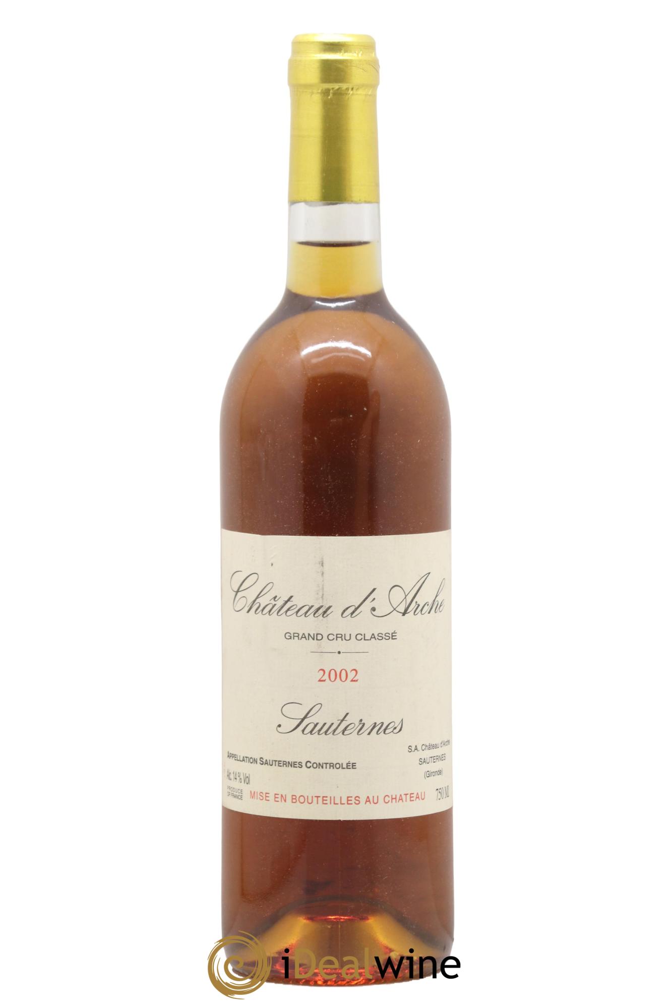 Château d' Arche 2ème Grand Cru Classé 2002 - Lotto di 1 bottiglia - 0